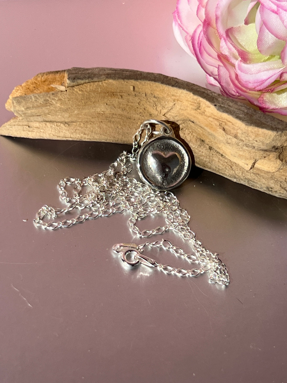 “My Silver Heart” Pendant & chain