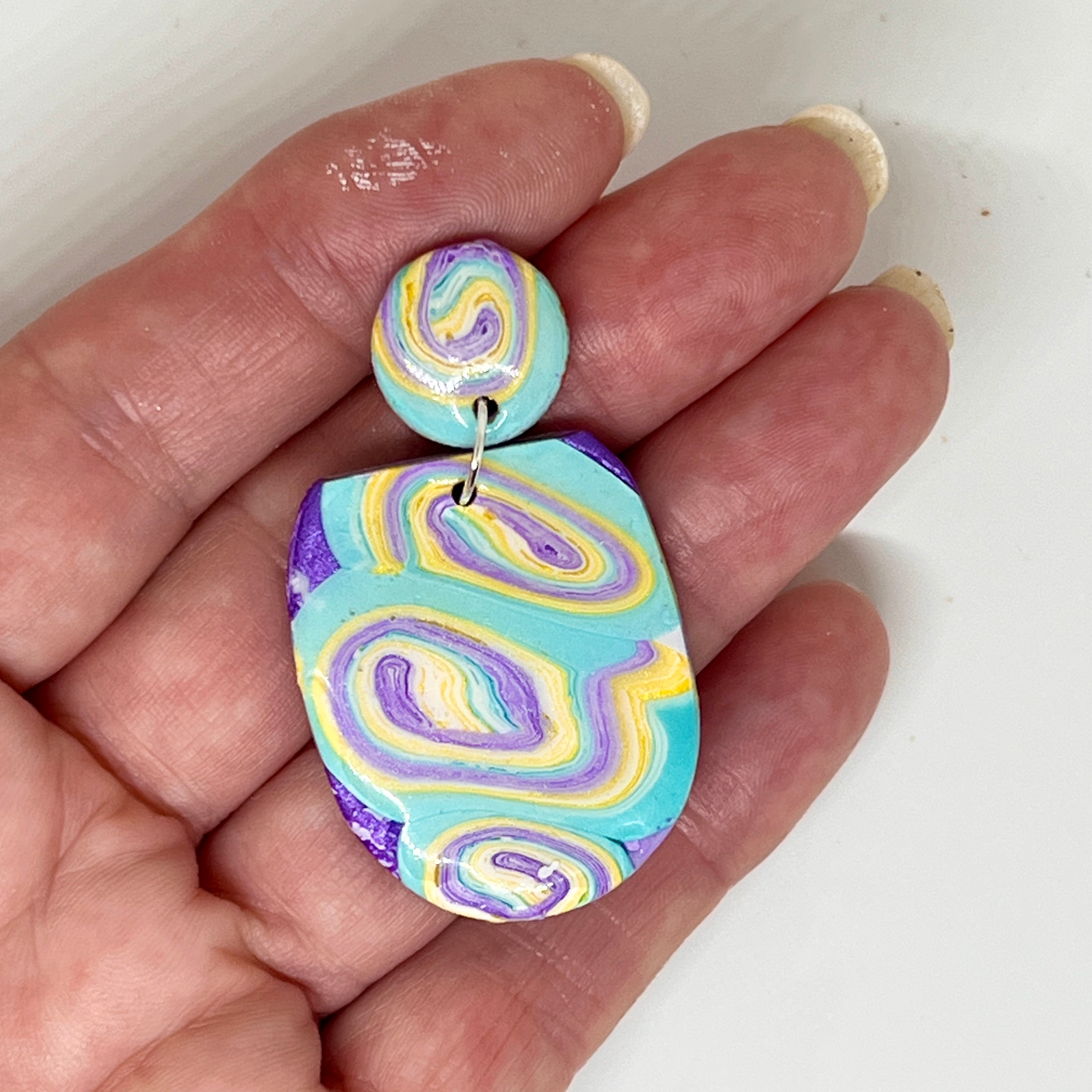 Earrings~Polymer Clay ~Resin~ Dangles