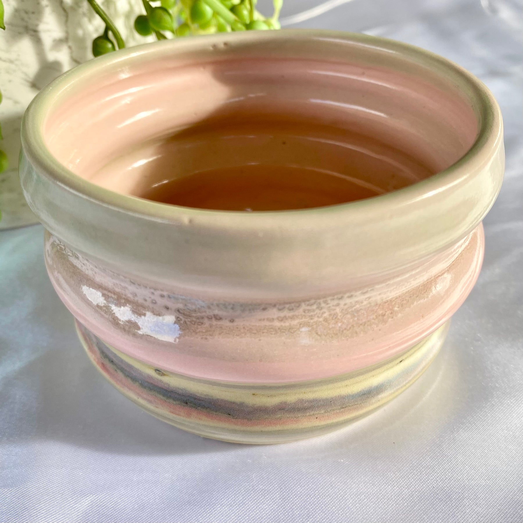 Marbled Effect Ceramic Latte Cup|Handmade Pottery