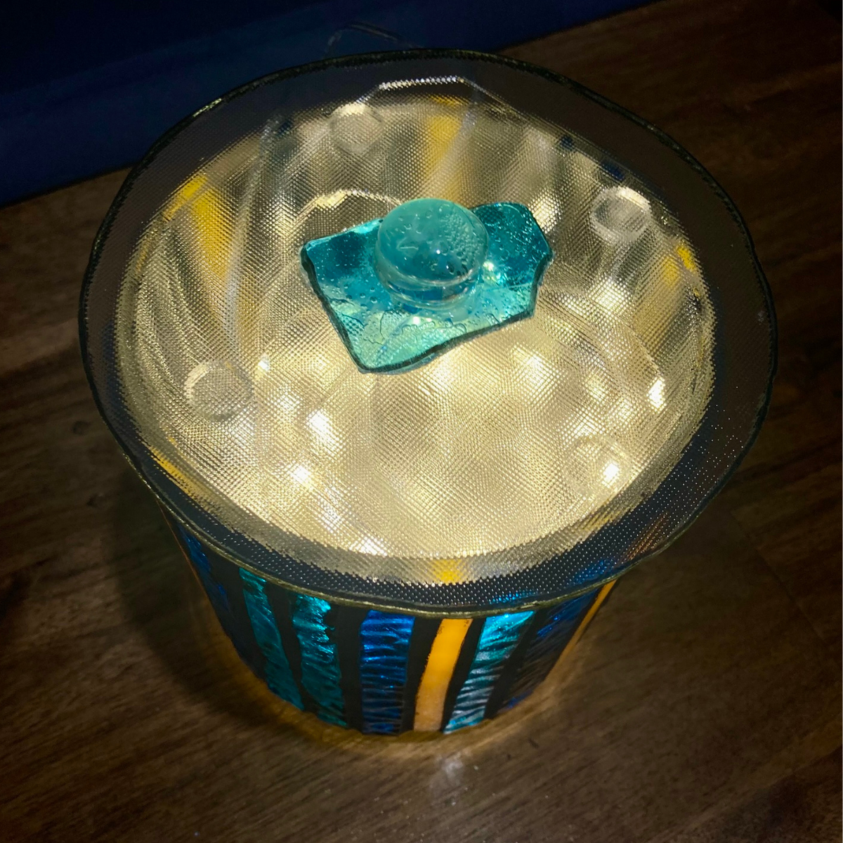 Mini Hand-Cut Glass Illumination Art #2