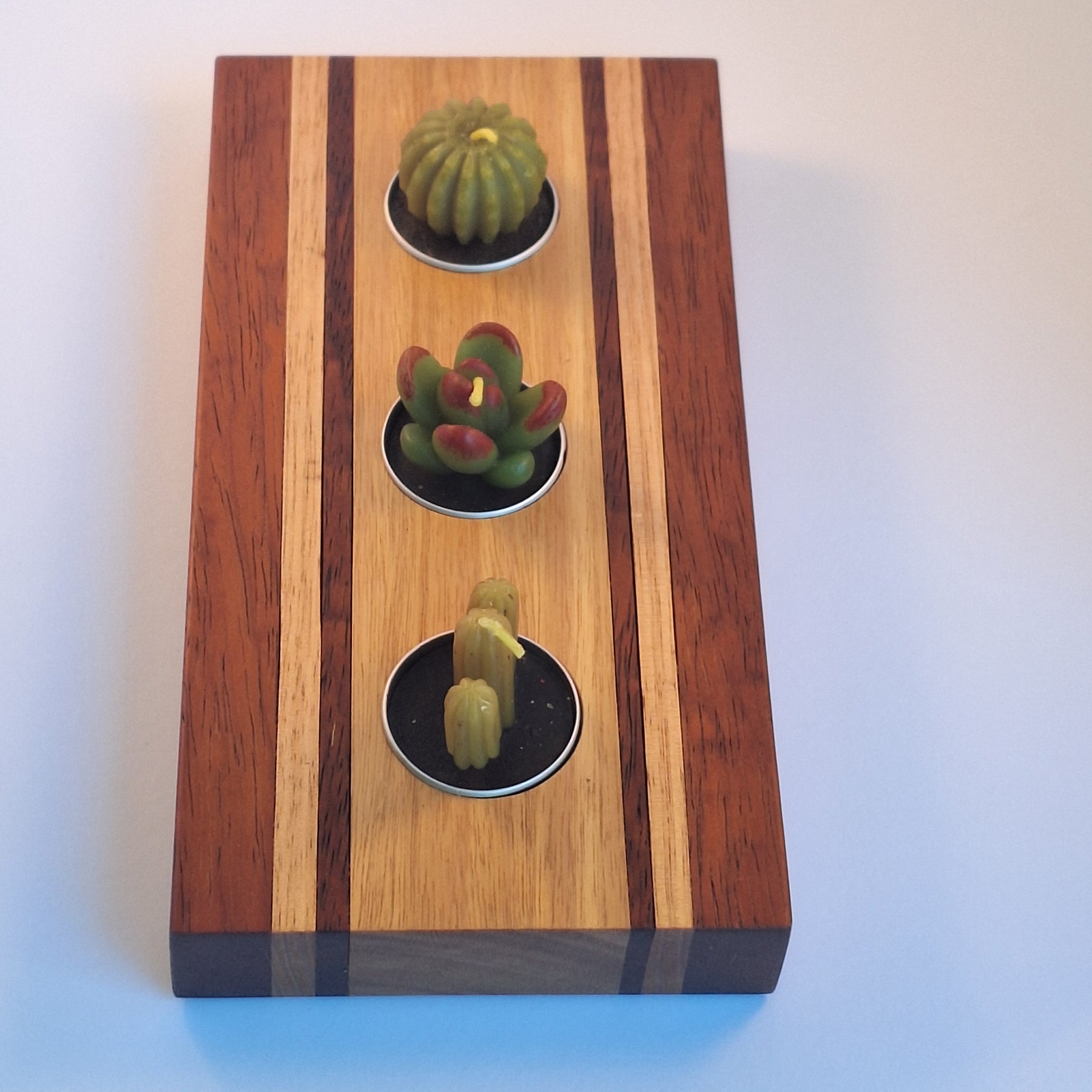 Handmade Timber Tea Light Candle Holders