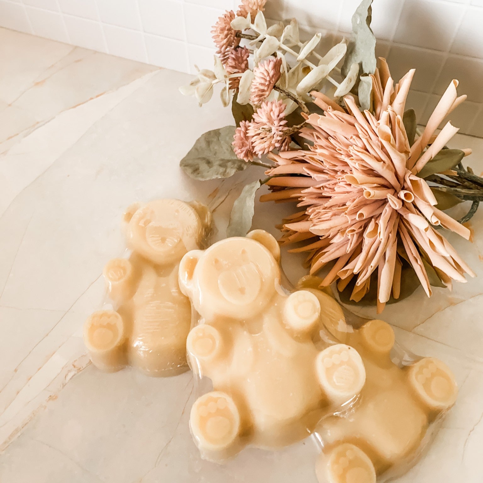 Teddy Bear Unscented Handmade Natural Goatsmilk Soap