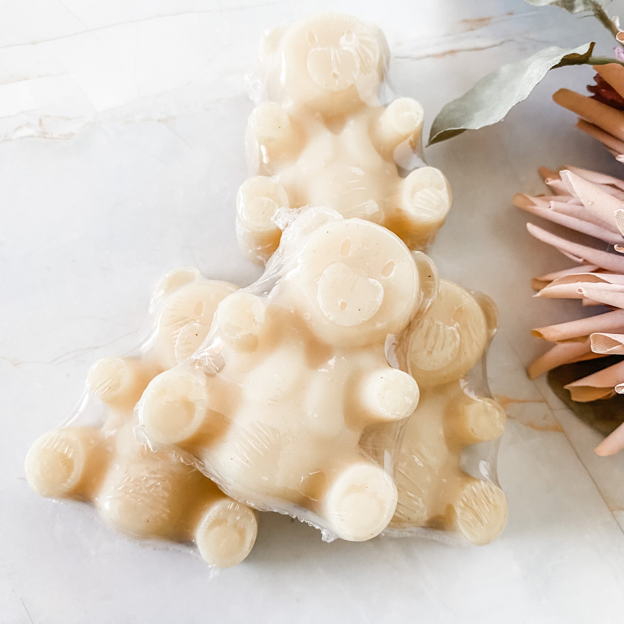 Teddy Bear Unscented Handmade Natural Goatsmilk Soap