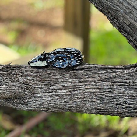 Badger - Black - Australian handmade clay keepsake