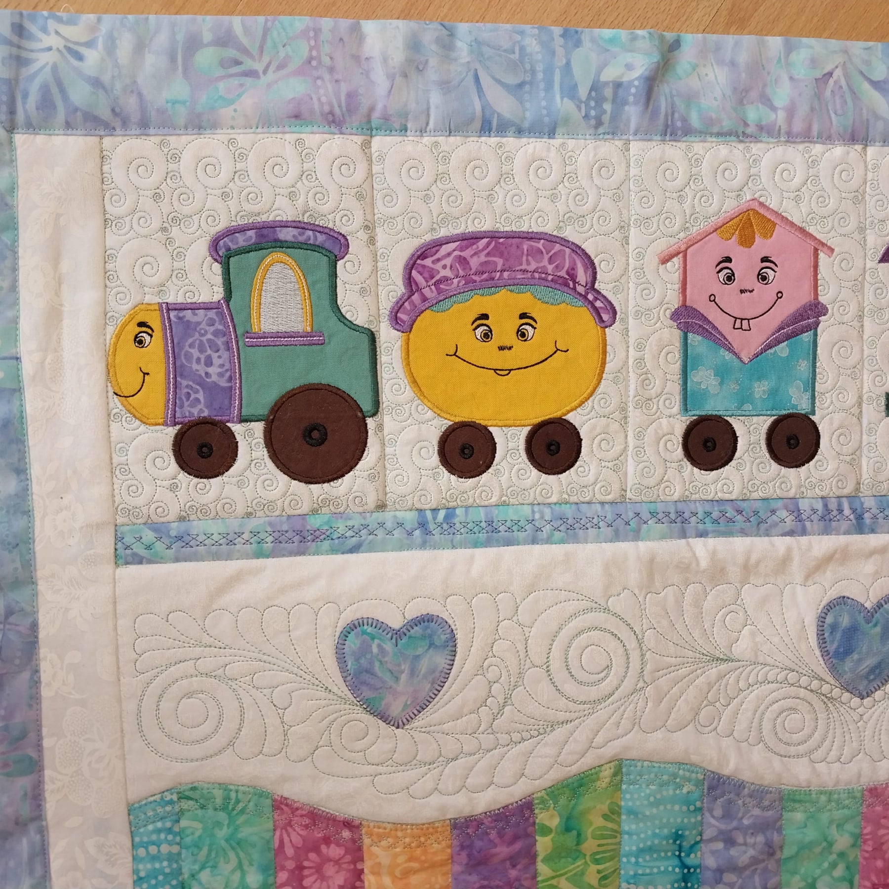 Little Train Cot Quilt