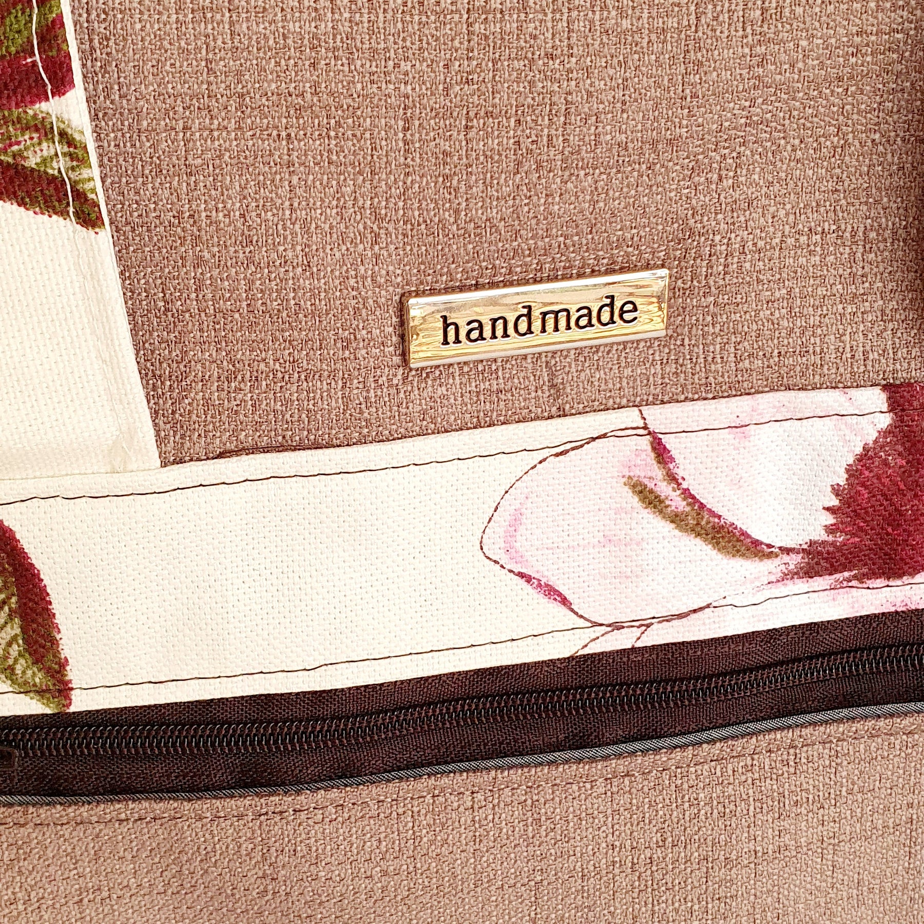 Magnolia Blossom modern bag converting from handbag into crossbody or backpack