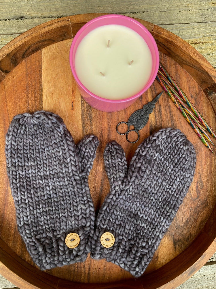 DOWNLOAD - Easy Mittens Knitting Pattern, Glove Knitting Pattern
