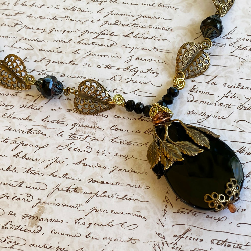 Black Agate Necklace