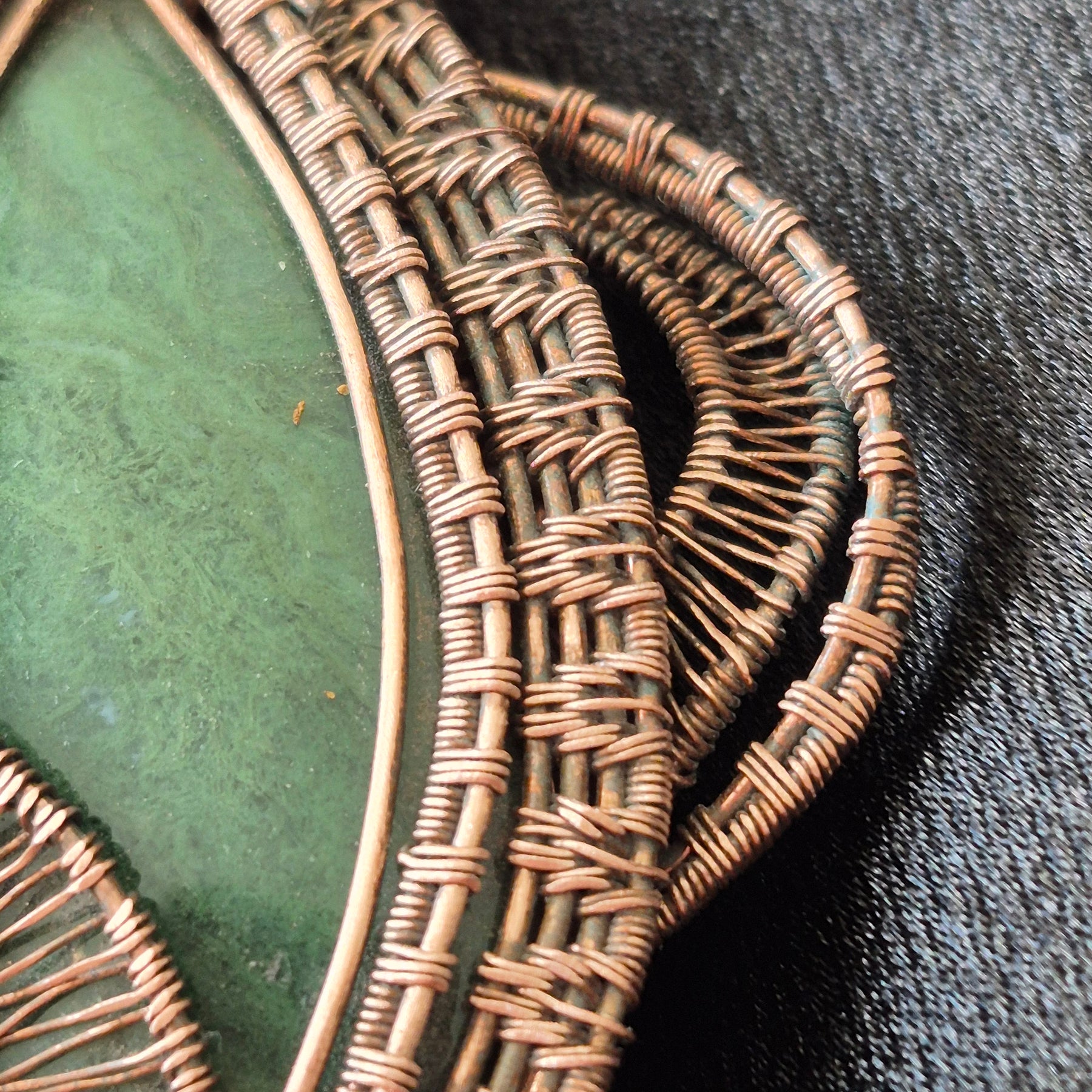 Whispering Fern Nephrite Jade Pendant
