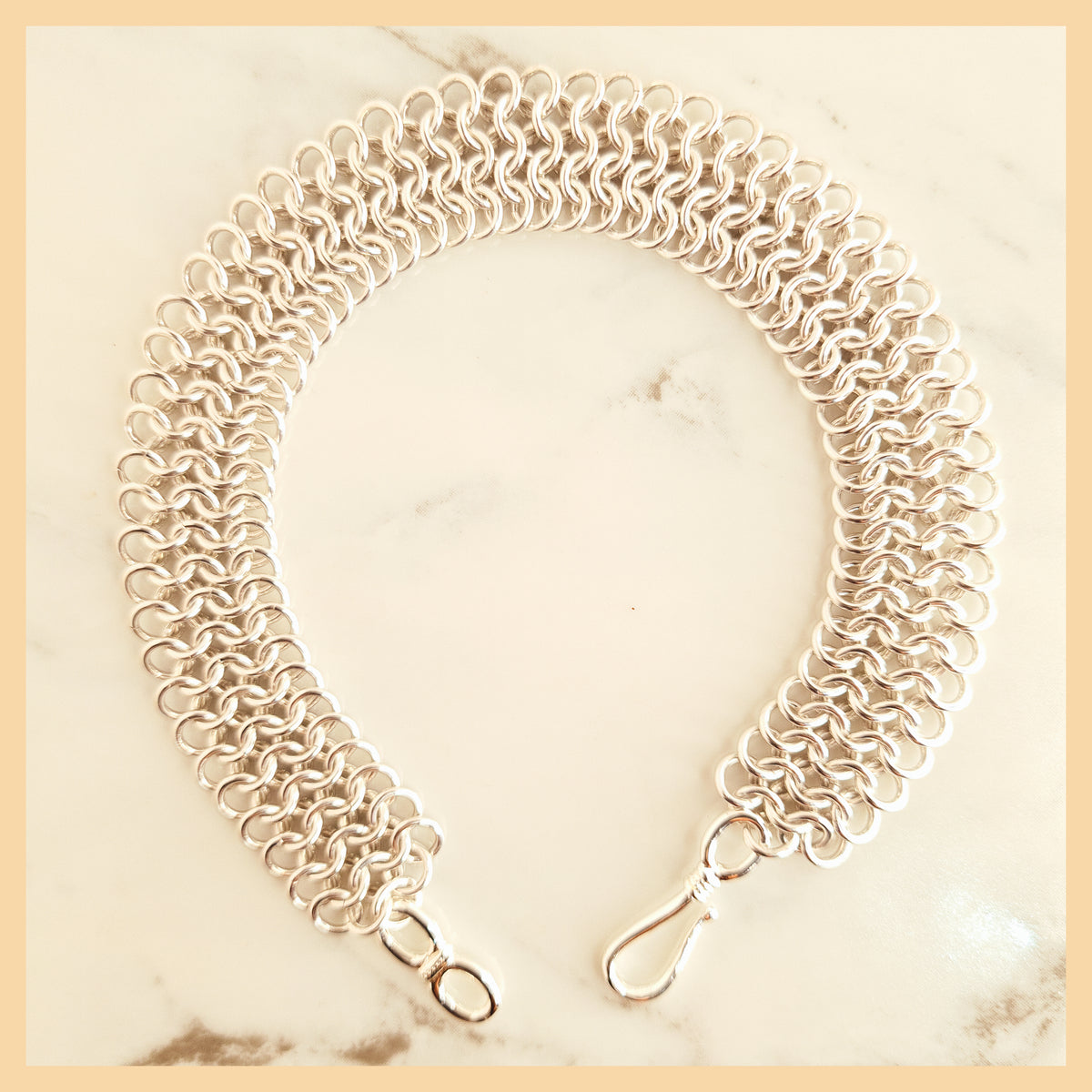 Chainmaille European 4 in 1 Weave Bracelet