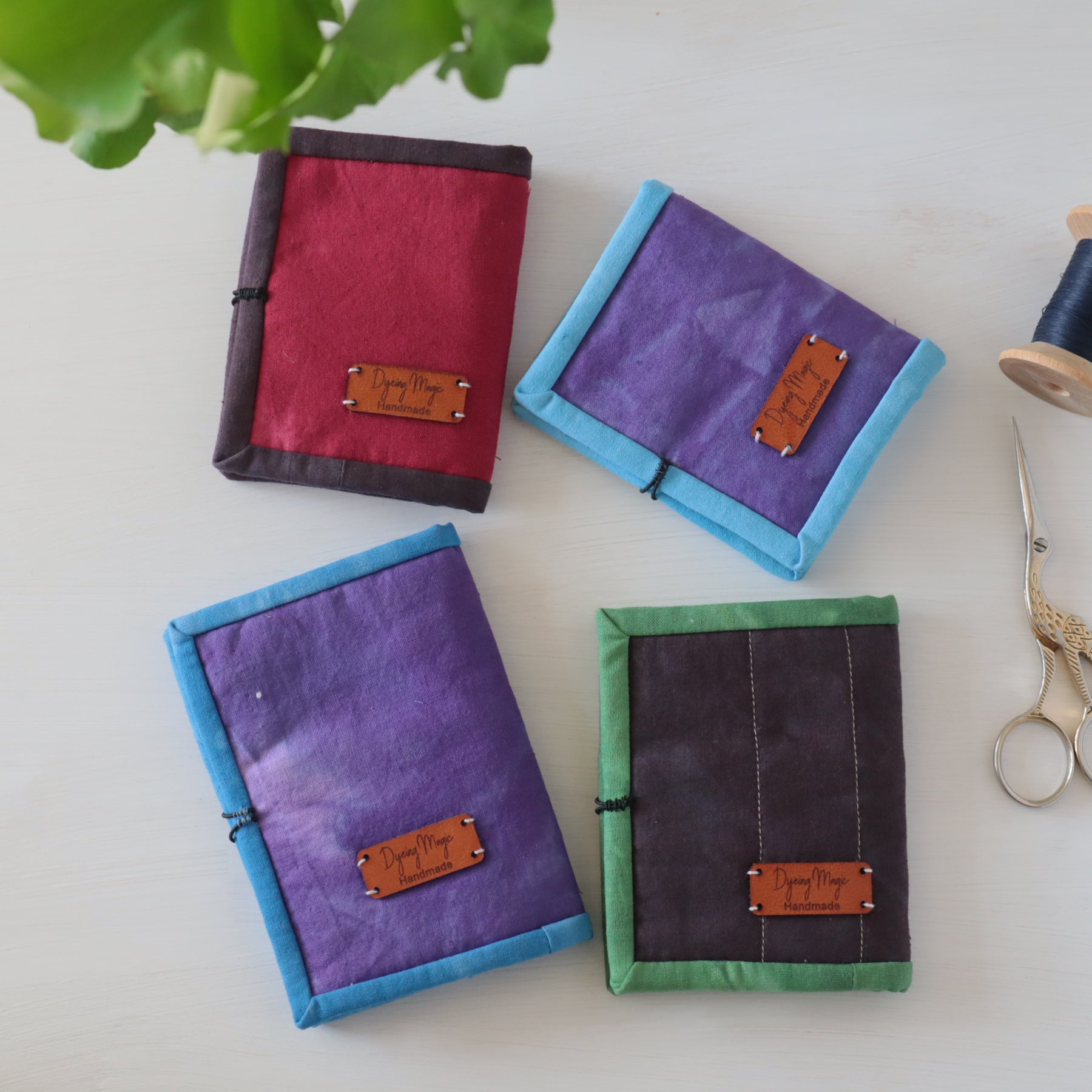 Hand Dyed Patchwork Needle Books