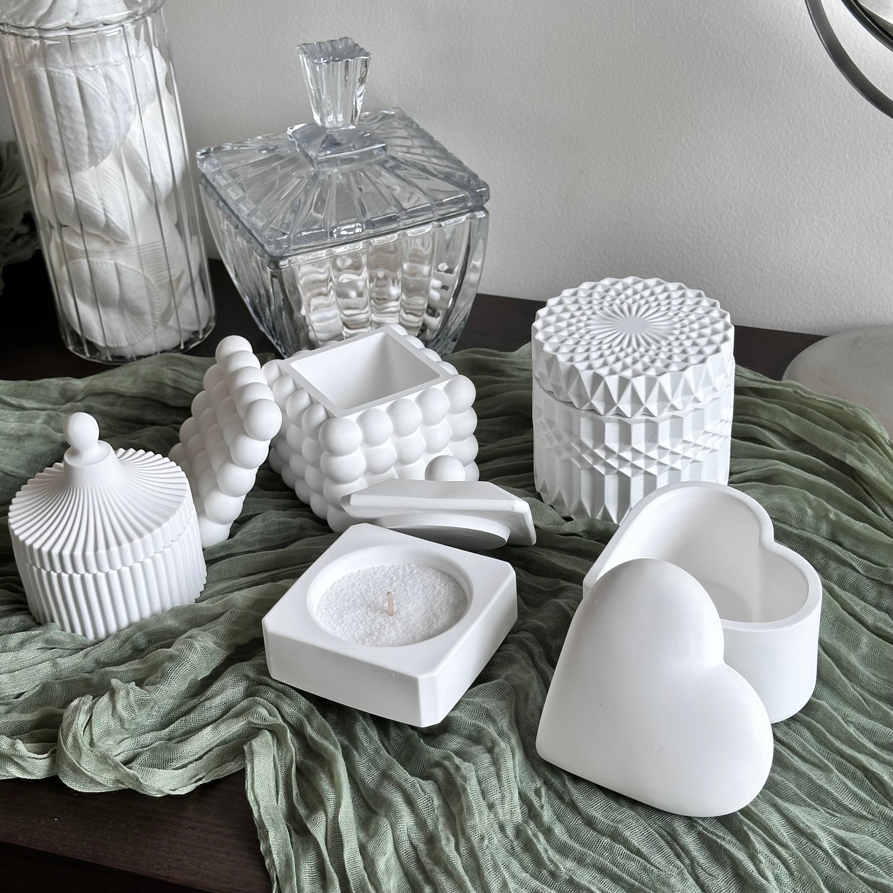 Trinket & jewellery boxes | candle sand jars