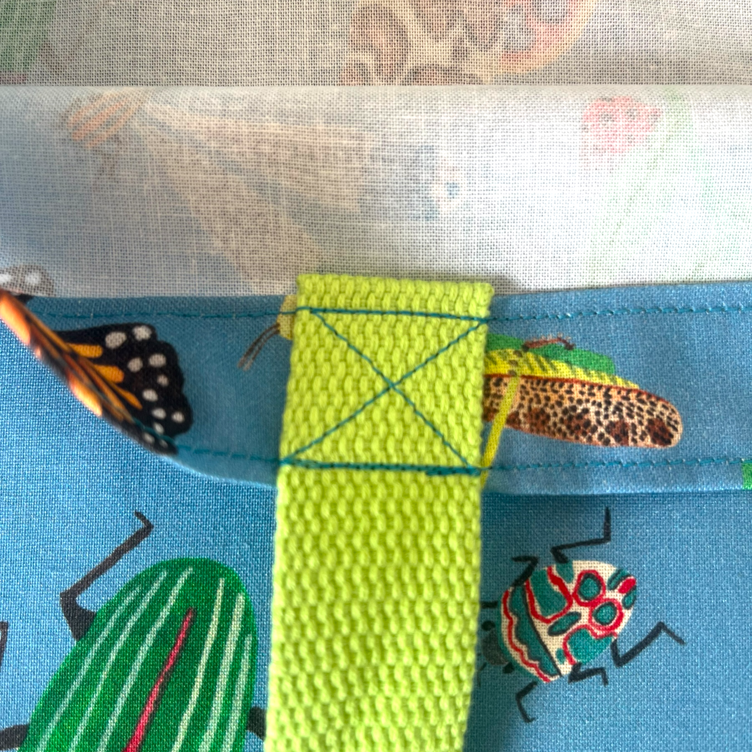 Handmade Insect Print Tote Bag