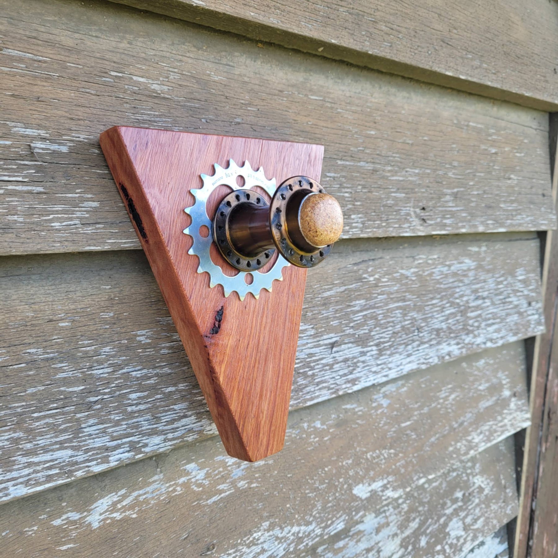 bicycle single wheel hub helmet hat coat hanger