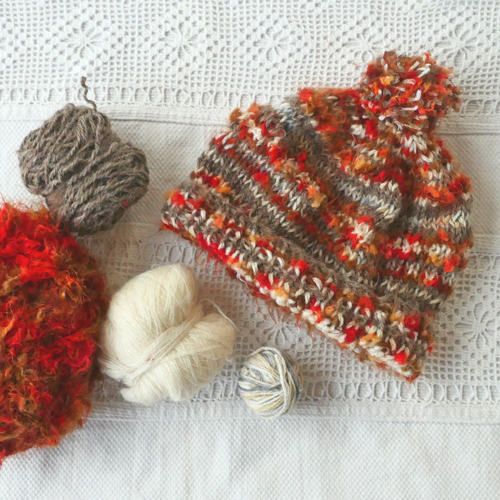 Beanie, baby, toddler size. Soft hand knitted, free shipping