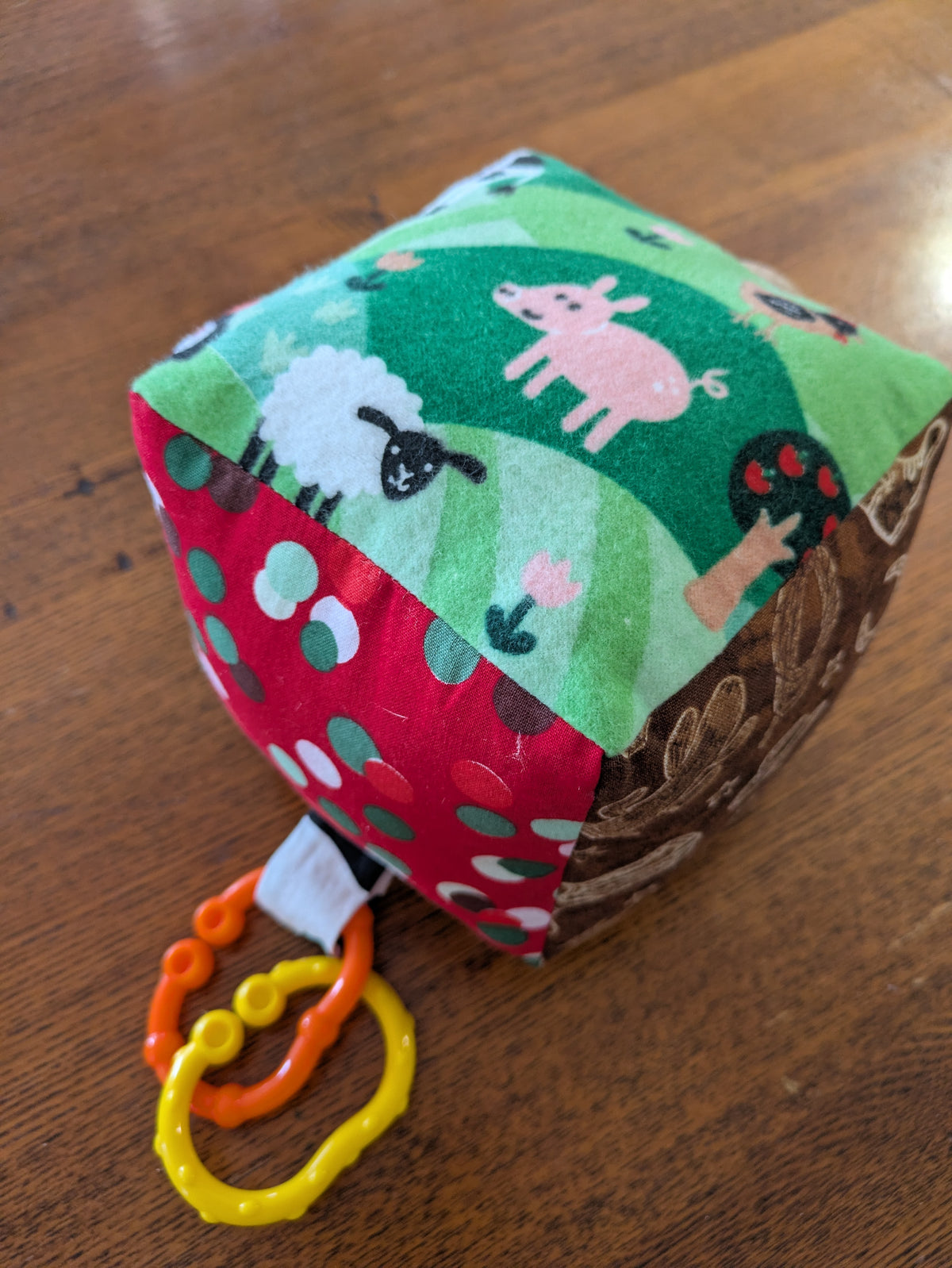 Western Farm Animal Soft Baby Cube
