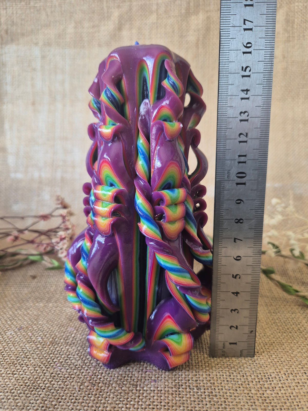 Multi Colour Purple 17cm