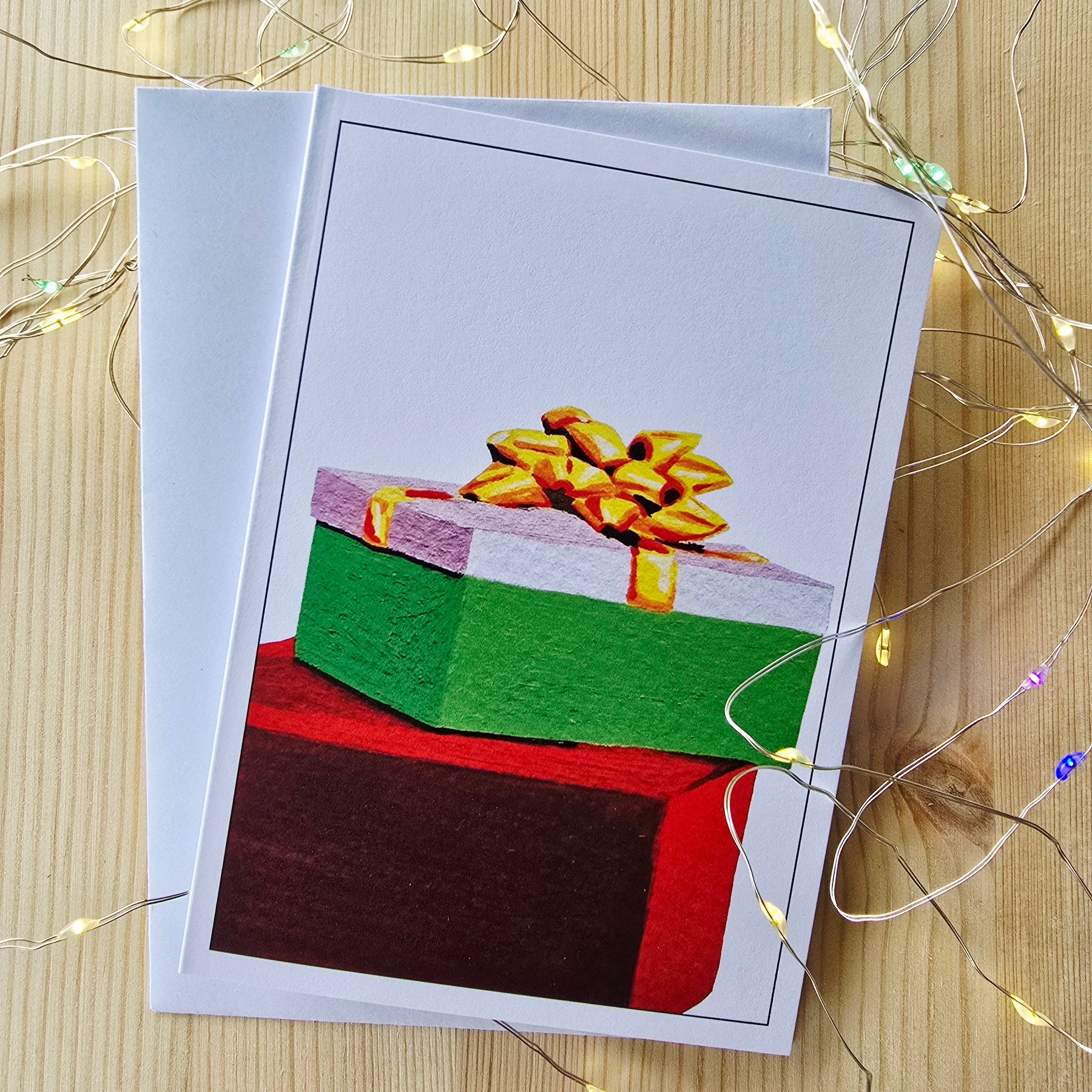 Christmas Tree Gift Wrap and Card Set
