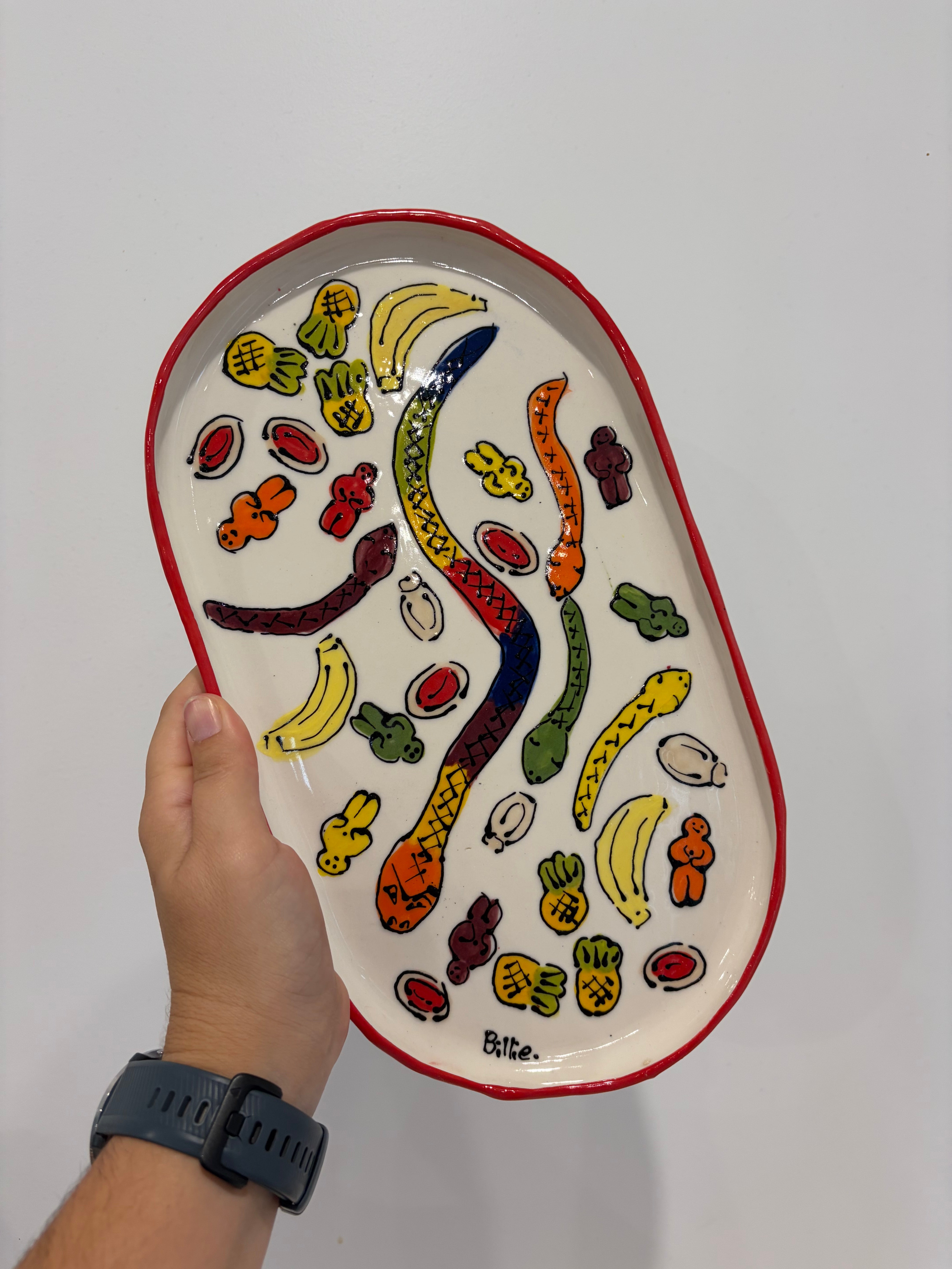 Classic Lolly Platters - snakes, jelly babies, pineapples!