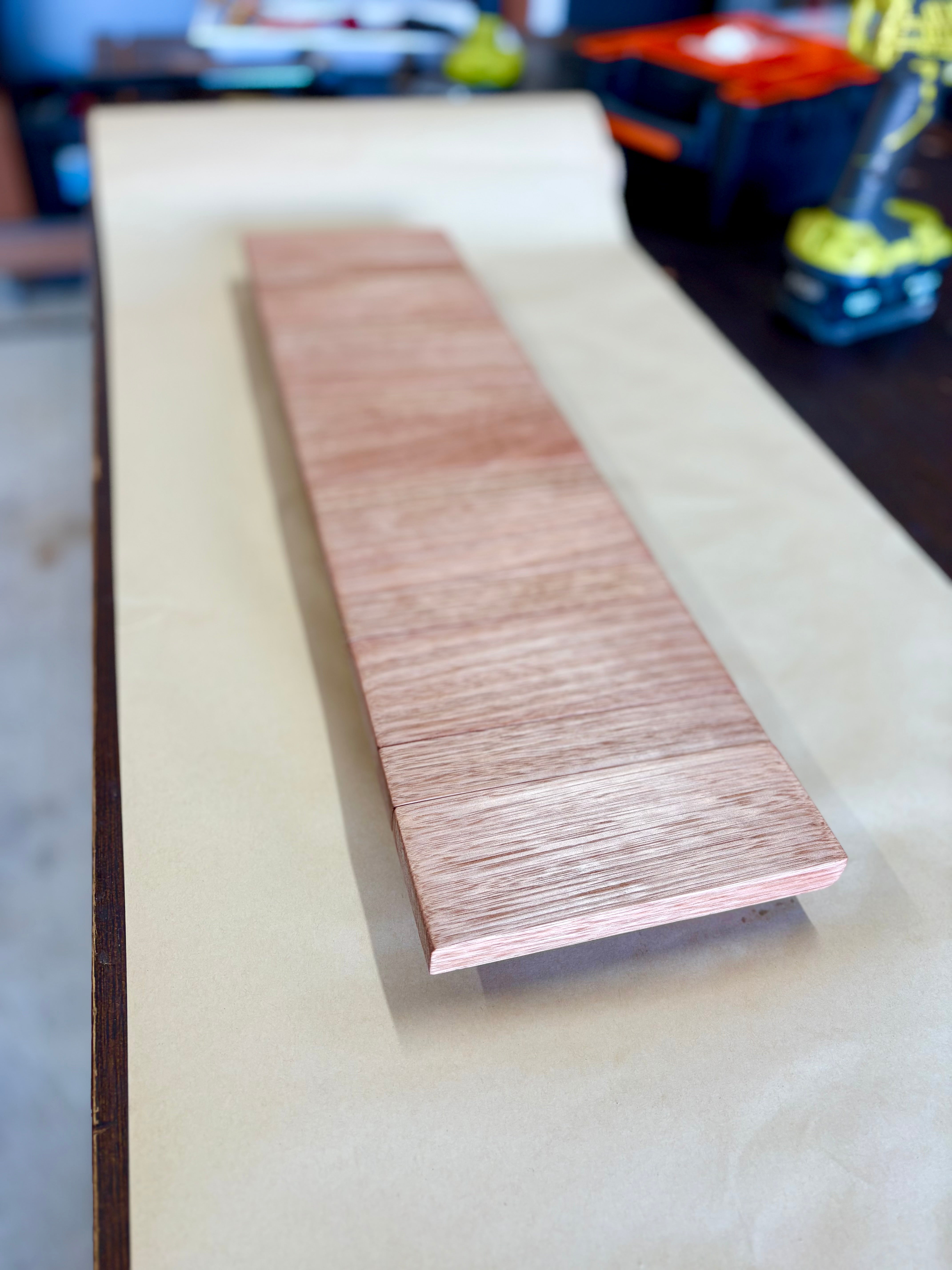 No.4 Tasmanian oak Horizon line coatrack