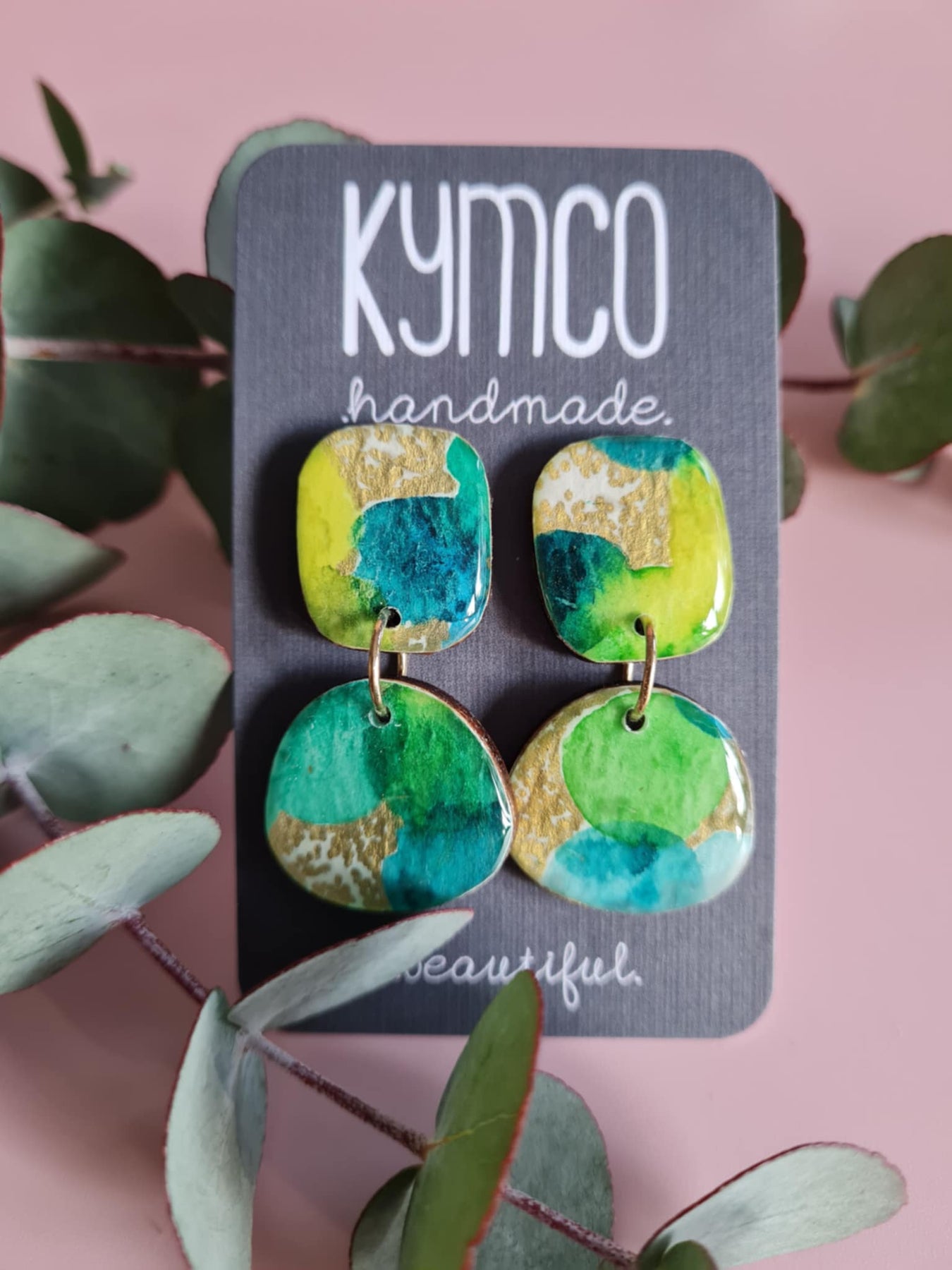 The Fiesta Collection | Resin art earrings | Part 1 | Large dangles