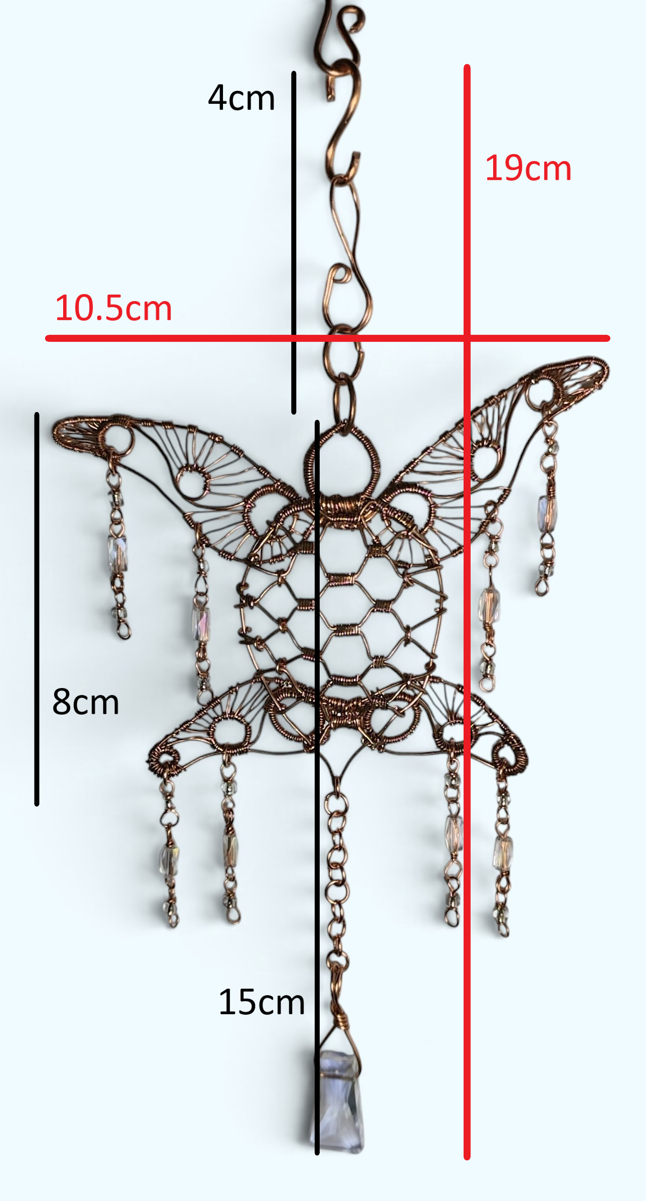 Woven Copper Wire Sea Turtle Sun Catcher