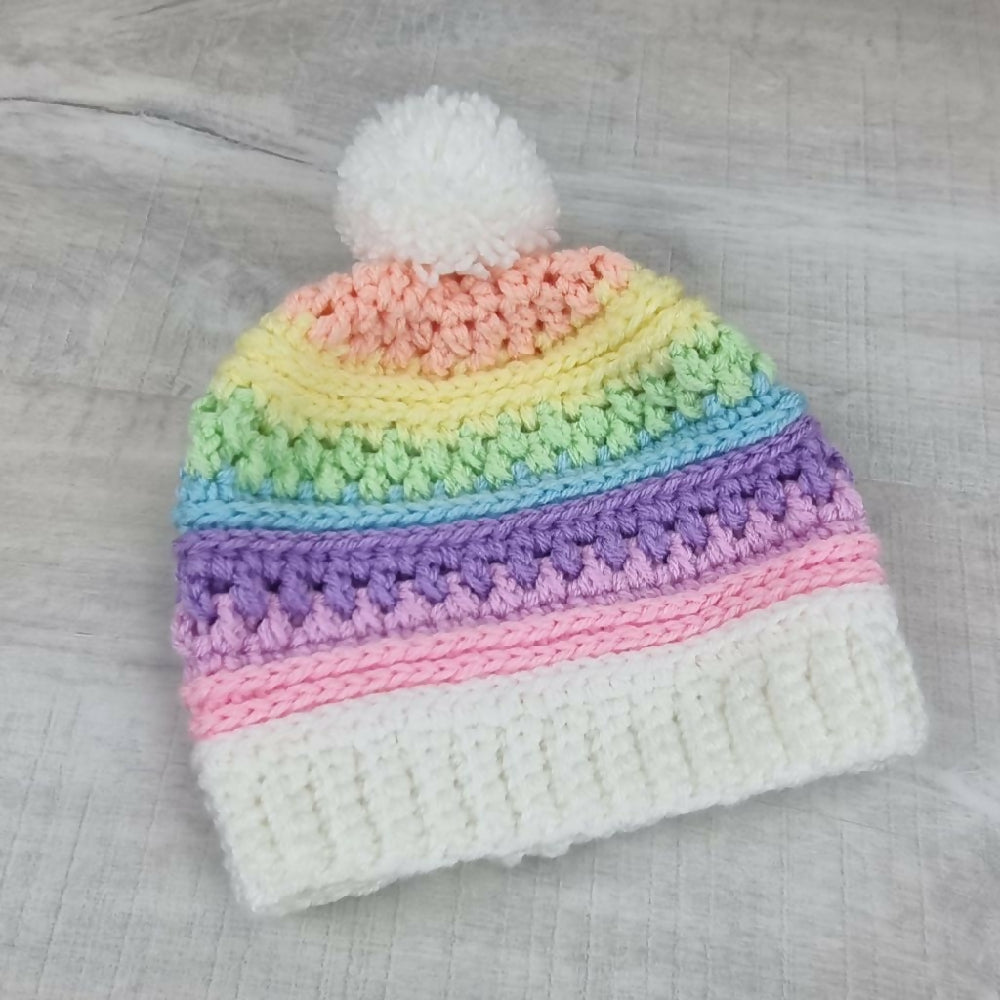 Rainbow beanie