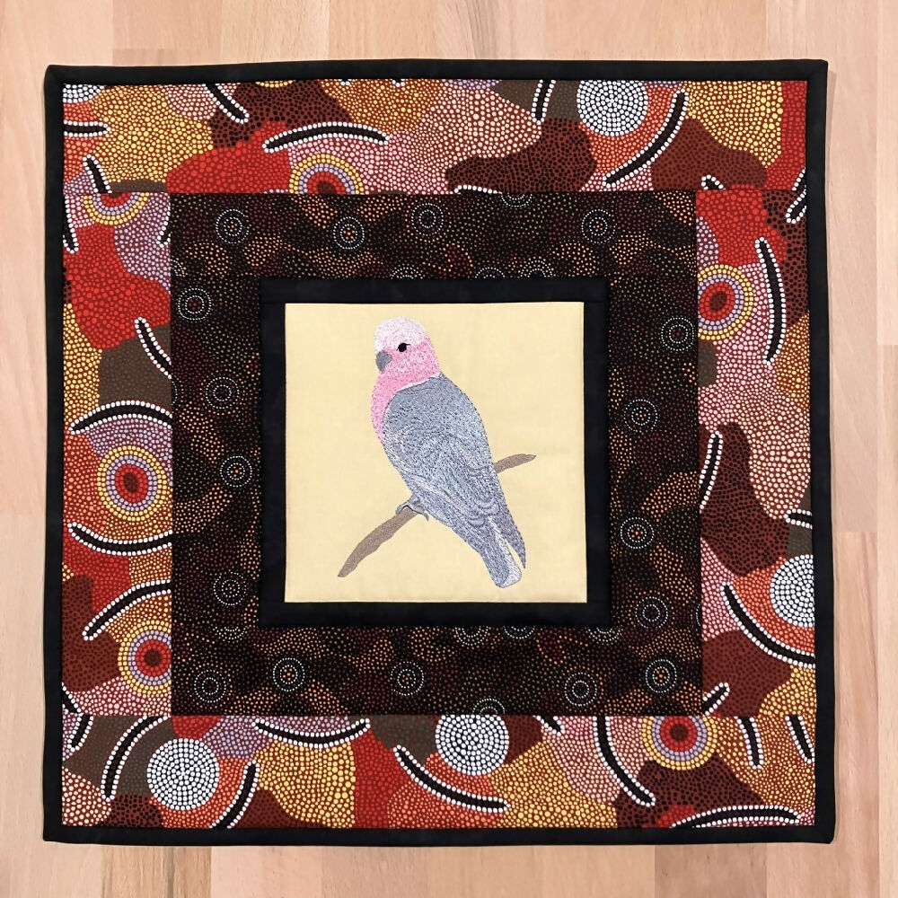 table-centre-handmade-Australia-galah_2