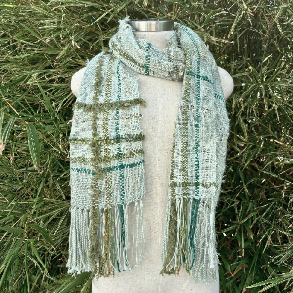 scarf-green-textured4