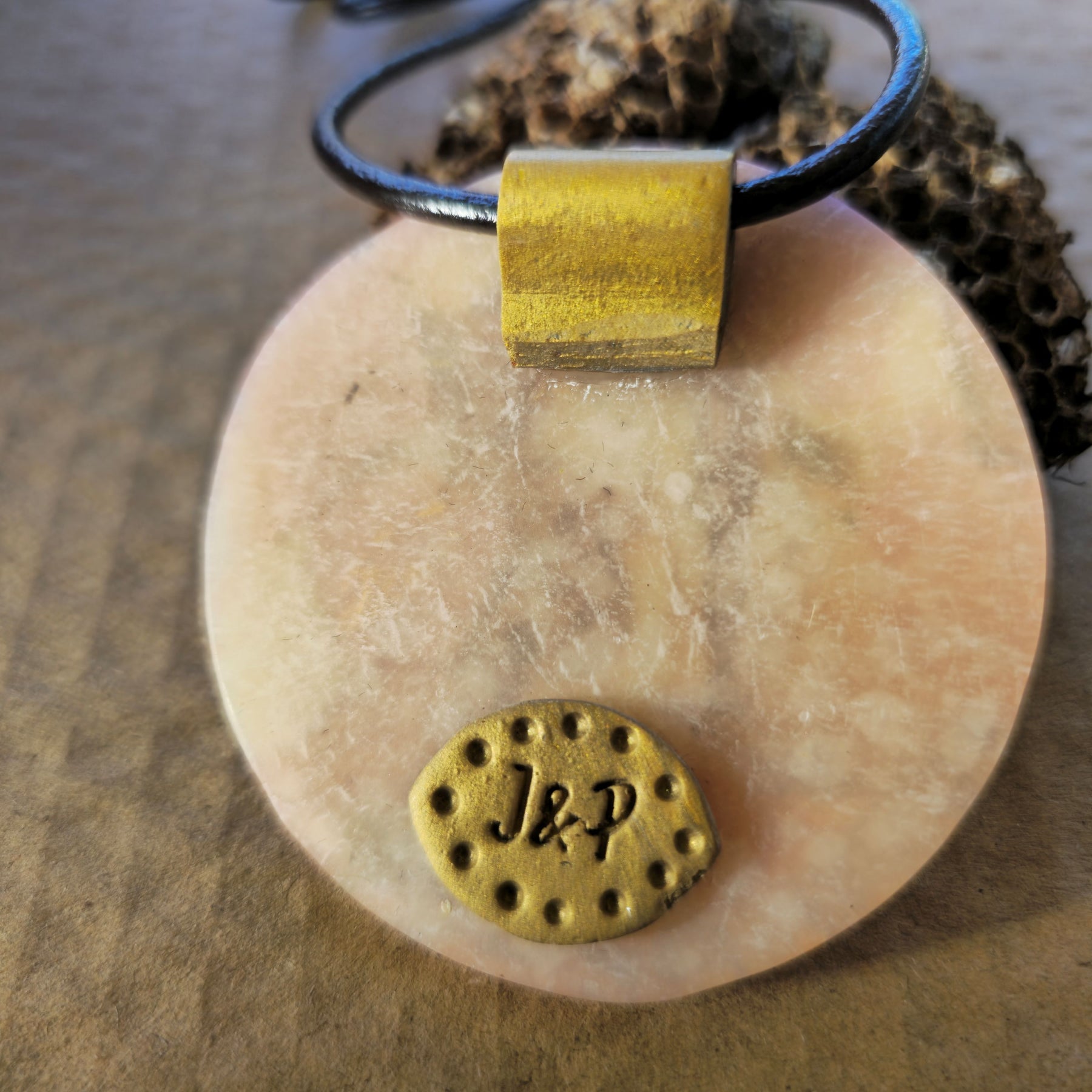 SUNTRACE PENDANT - ARTISAN POLYMER CLAY