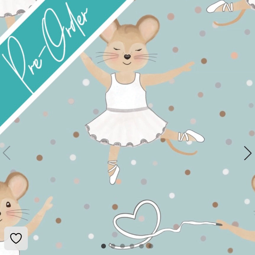 PRE-ORDER Water-resistant wet bags - Betsy Ballerina (Toto and Dotty Designs)