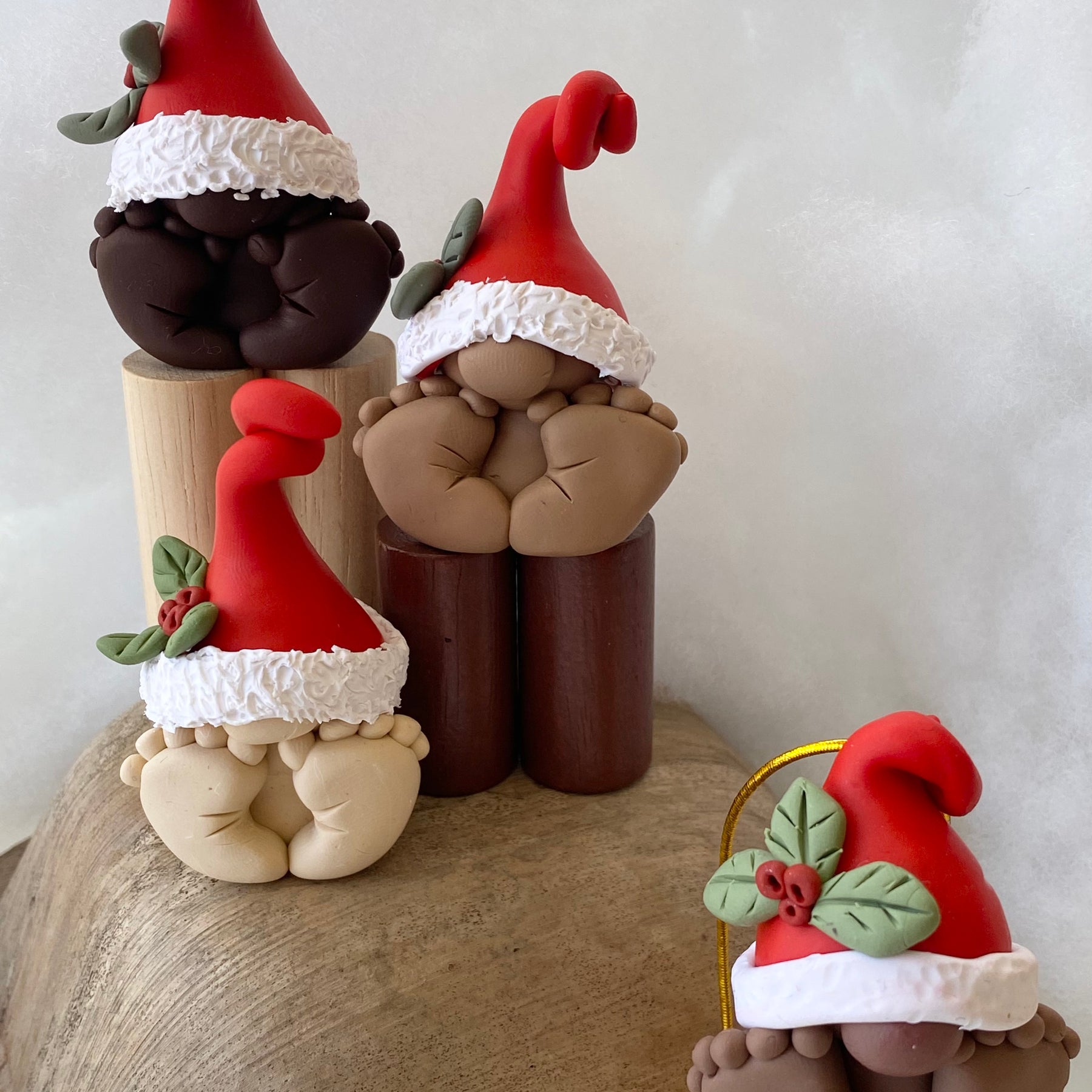 Baby Gnome – Handcrafted ornament or Desk Friend