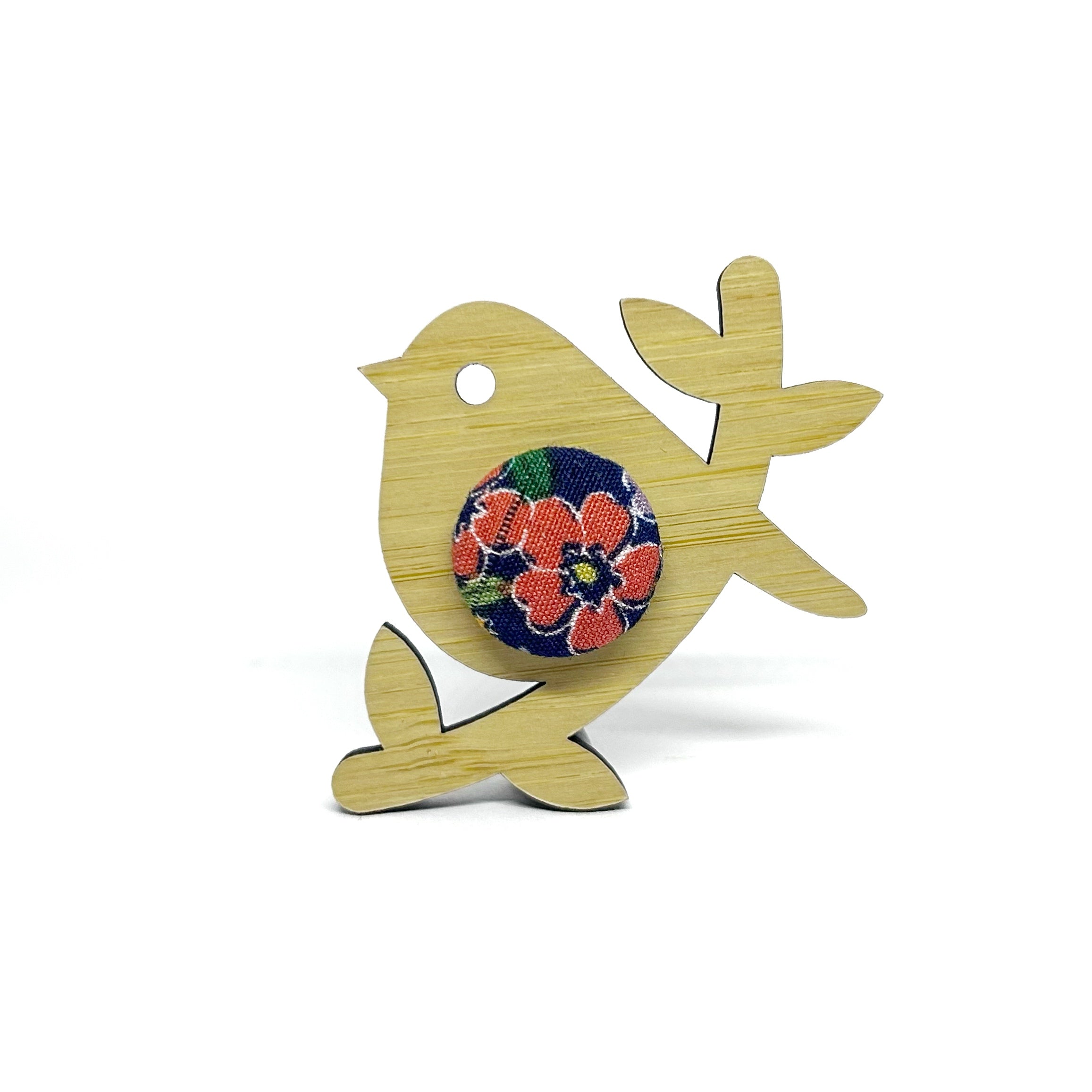 Kimono Brooches - Teapots and Birdies