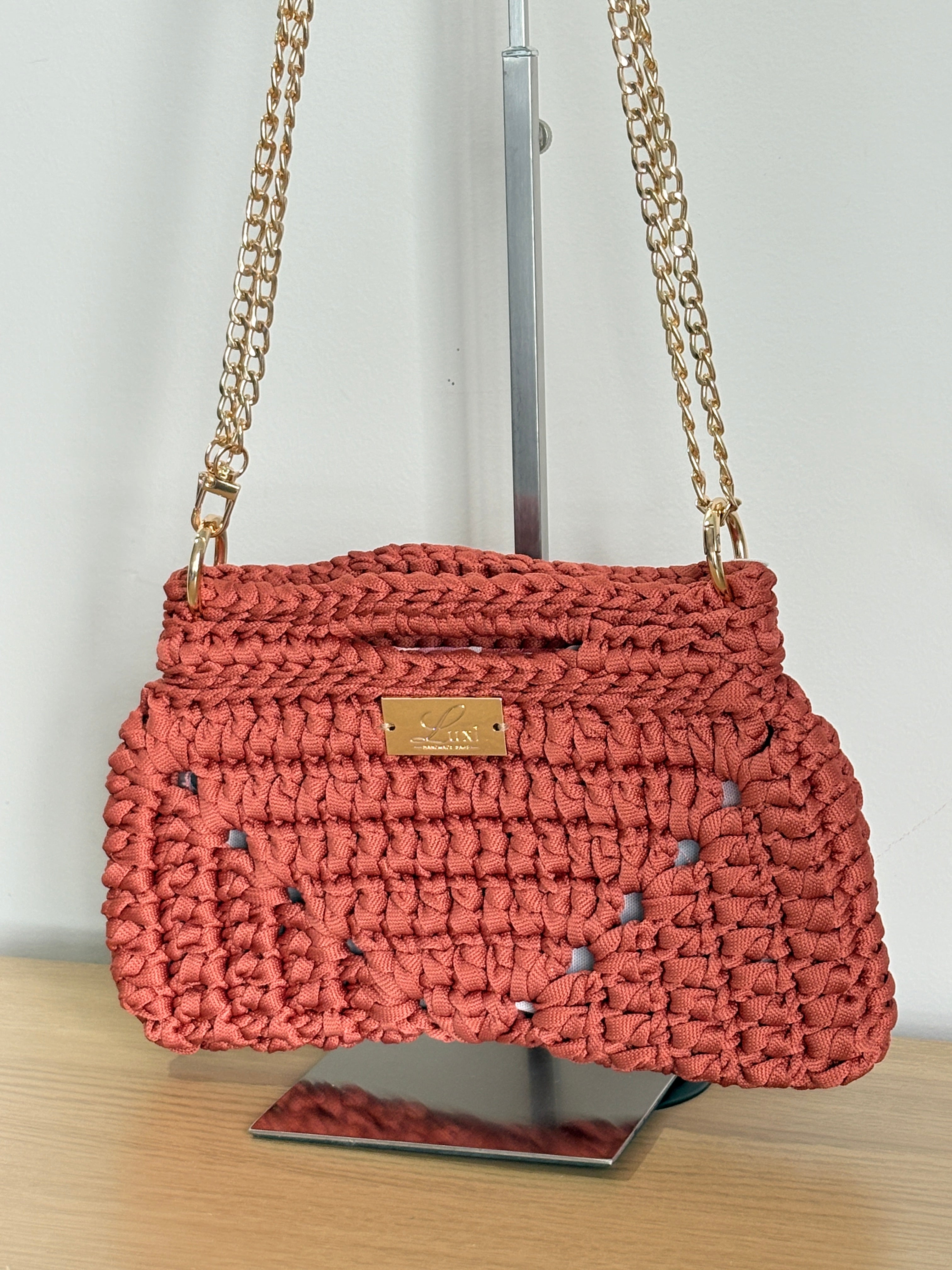 Verona Clutch with Chain Straps