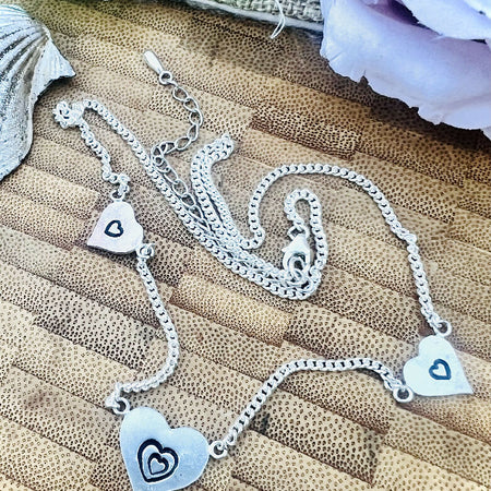 'Sweetheart' Trio Necklace.