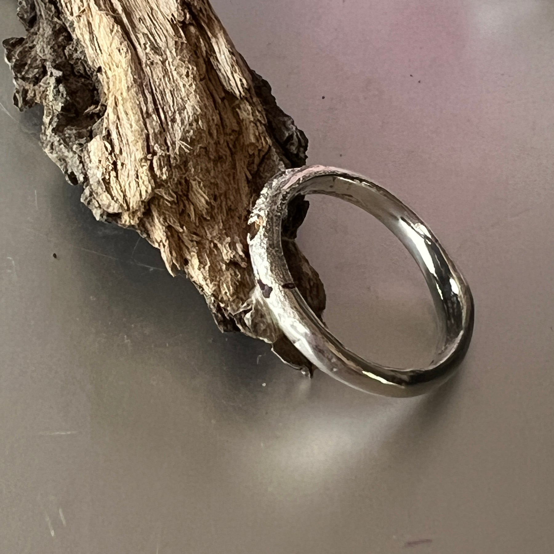 “Outback Sunsets” Sterling Silver Yellow/Pink Sapphires-Ring size “T”