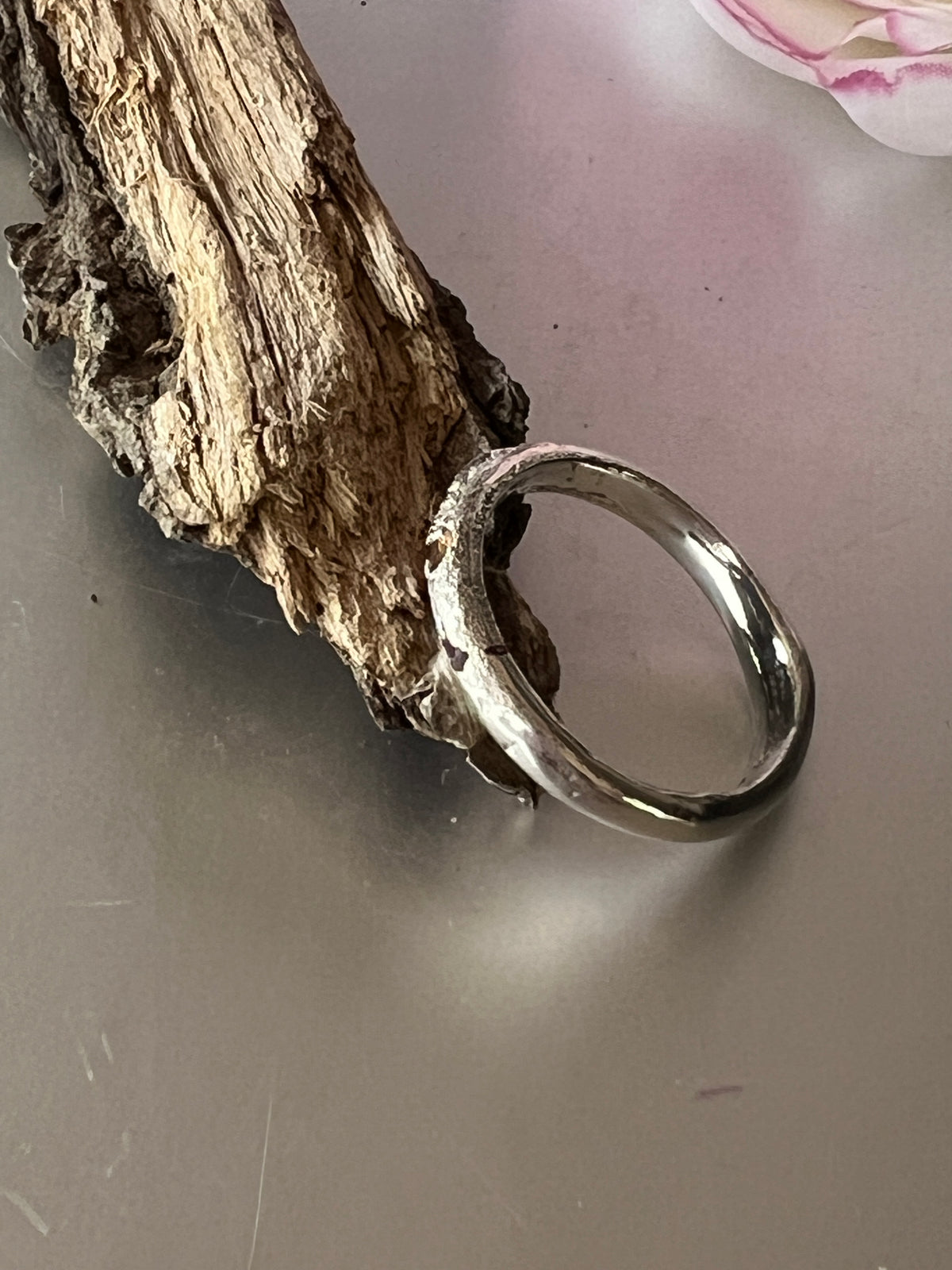 “Outback Sunsets” Sterling Silver Yellow/Pink Sapphires-Ring size “T”