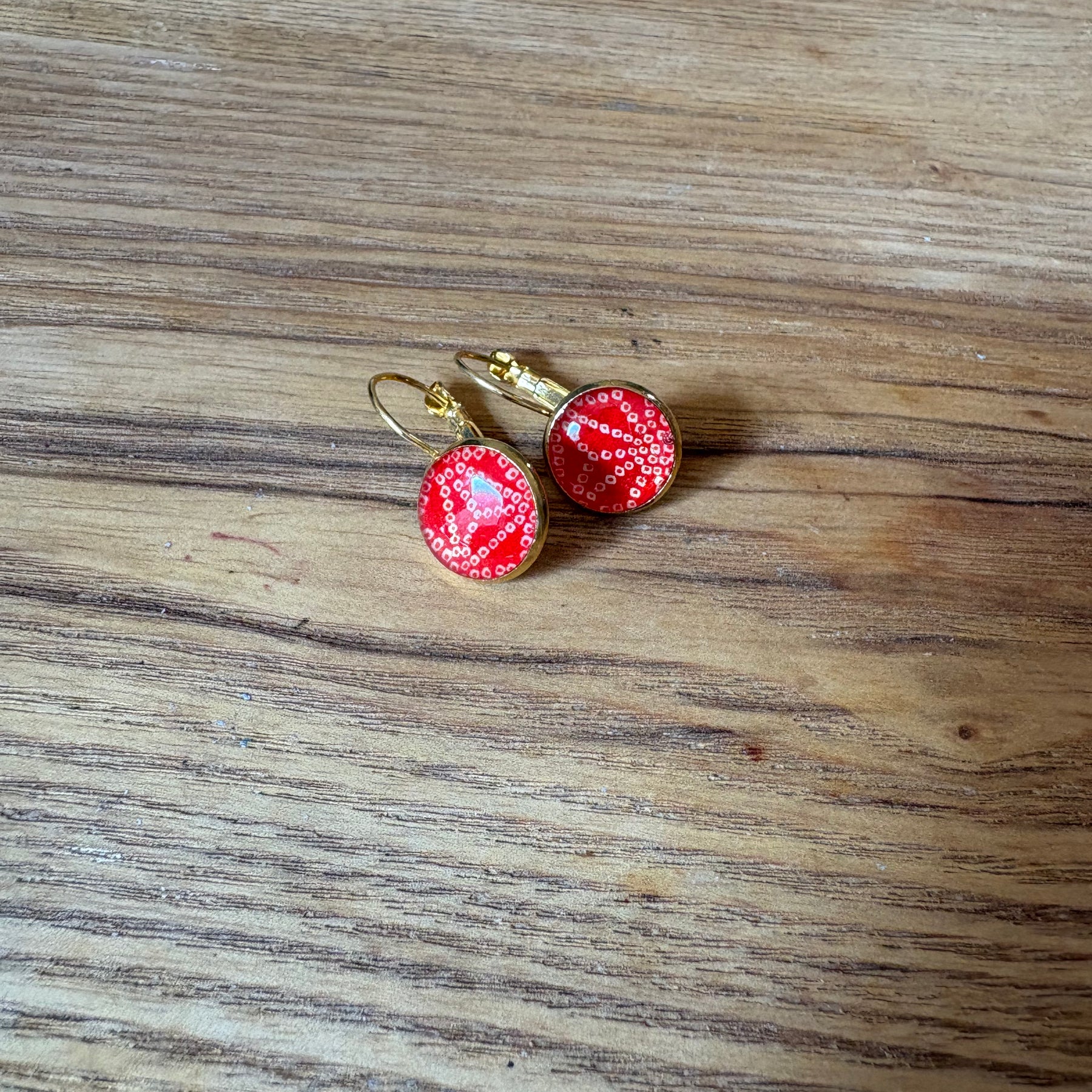 Japanese paper Resin earrings