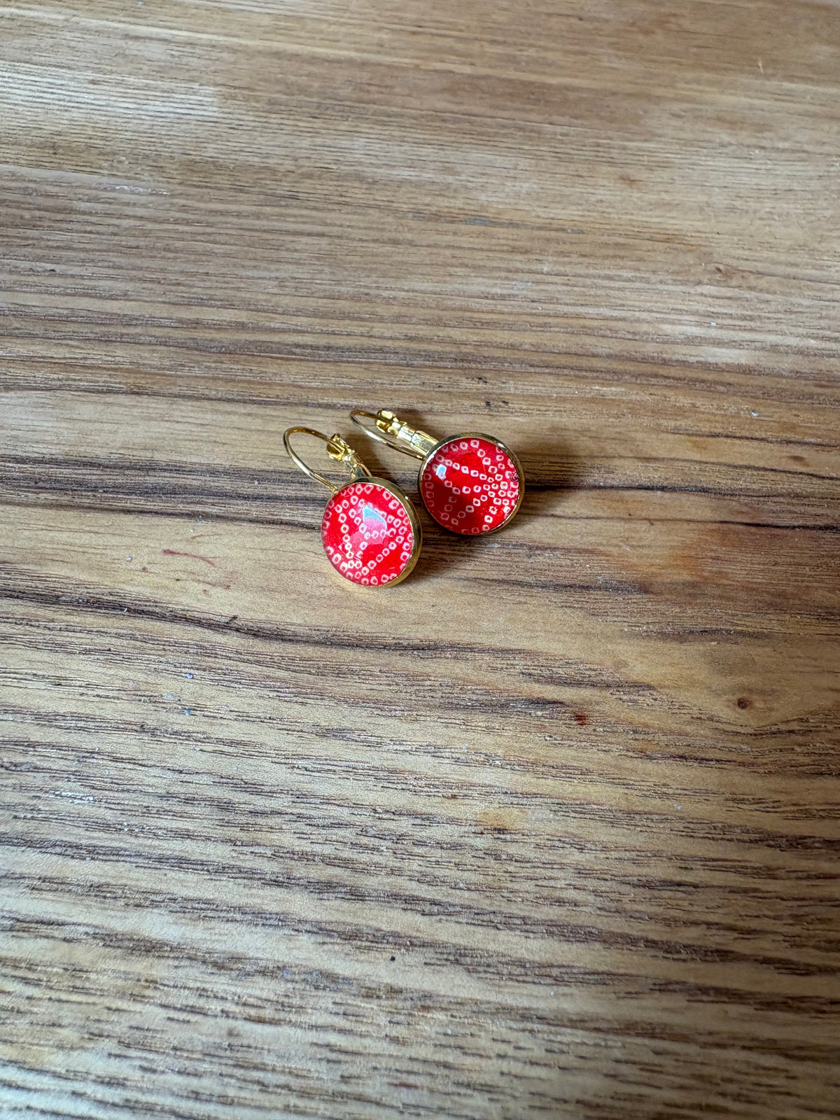 Japanese paper Resin earrings