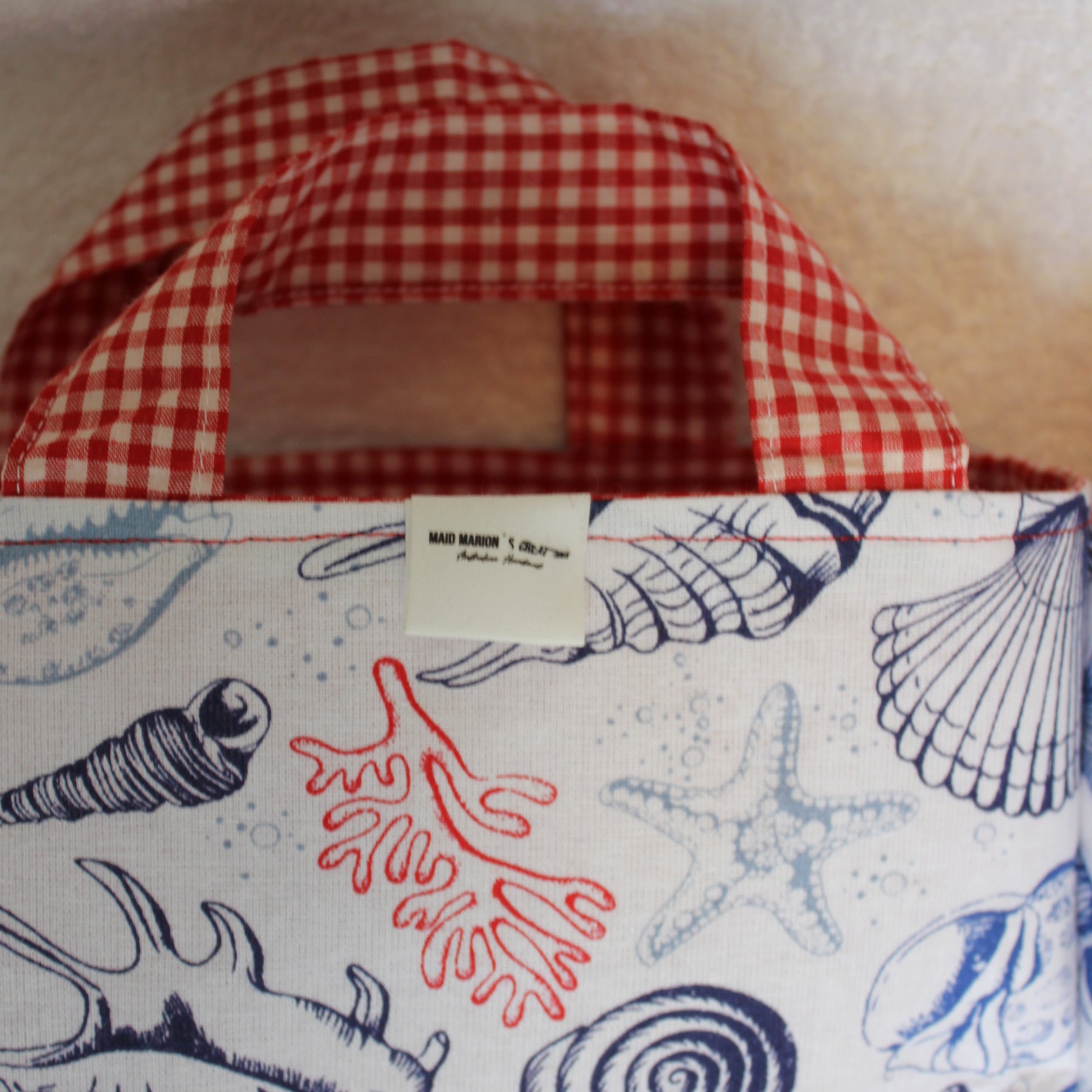 TINY TOTS TOTE BAGS -´SEA SHELLS´- KIDS TOTE BAGS