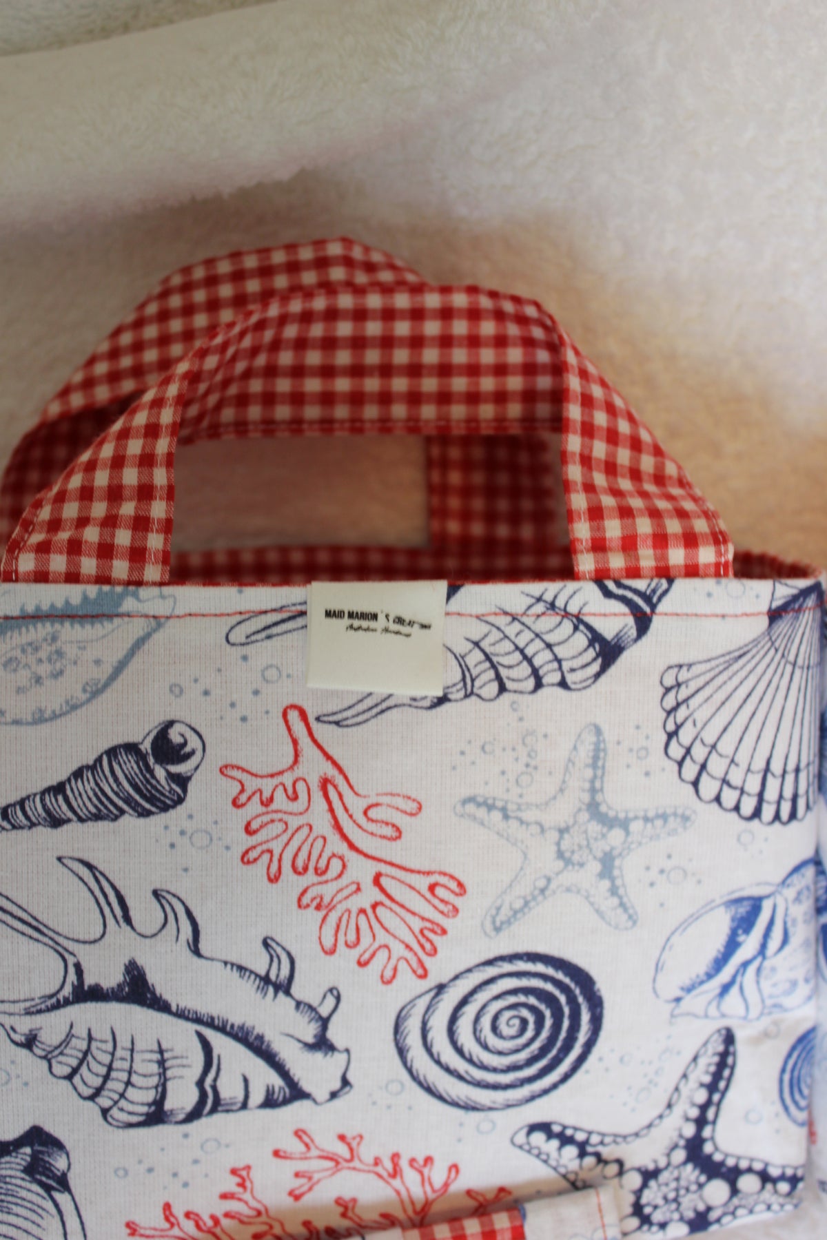 TINY TOTS TOTE BAGS -´SEA SHELLS´- KIDS TOTE BAGS