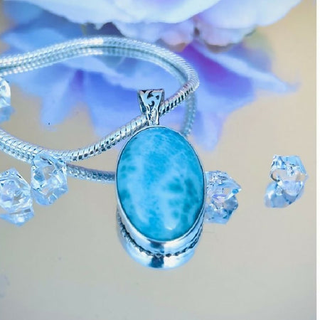 Larimar Pendant.