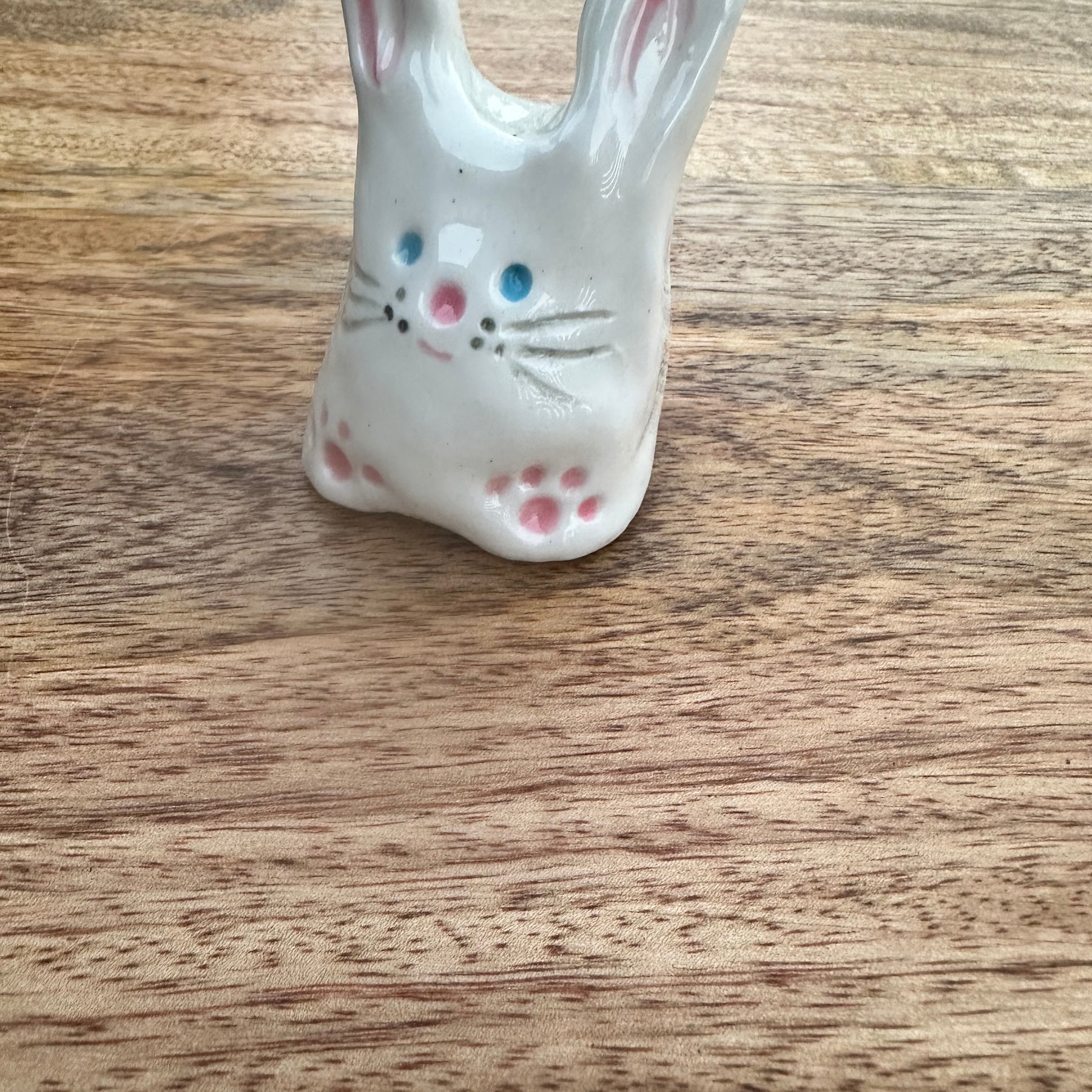Handmade Ceramic White Bunny Easter