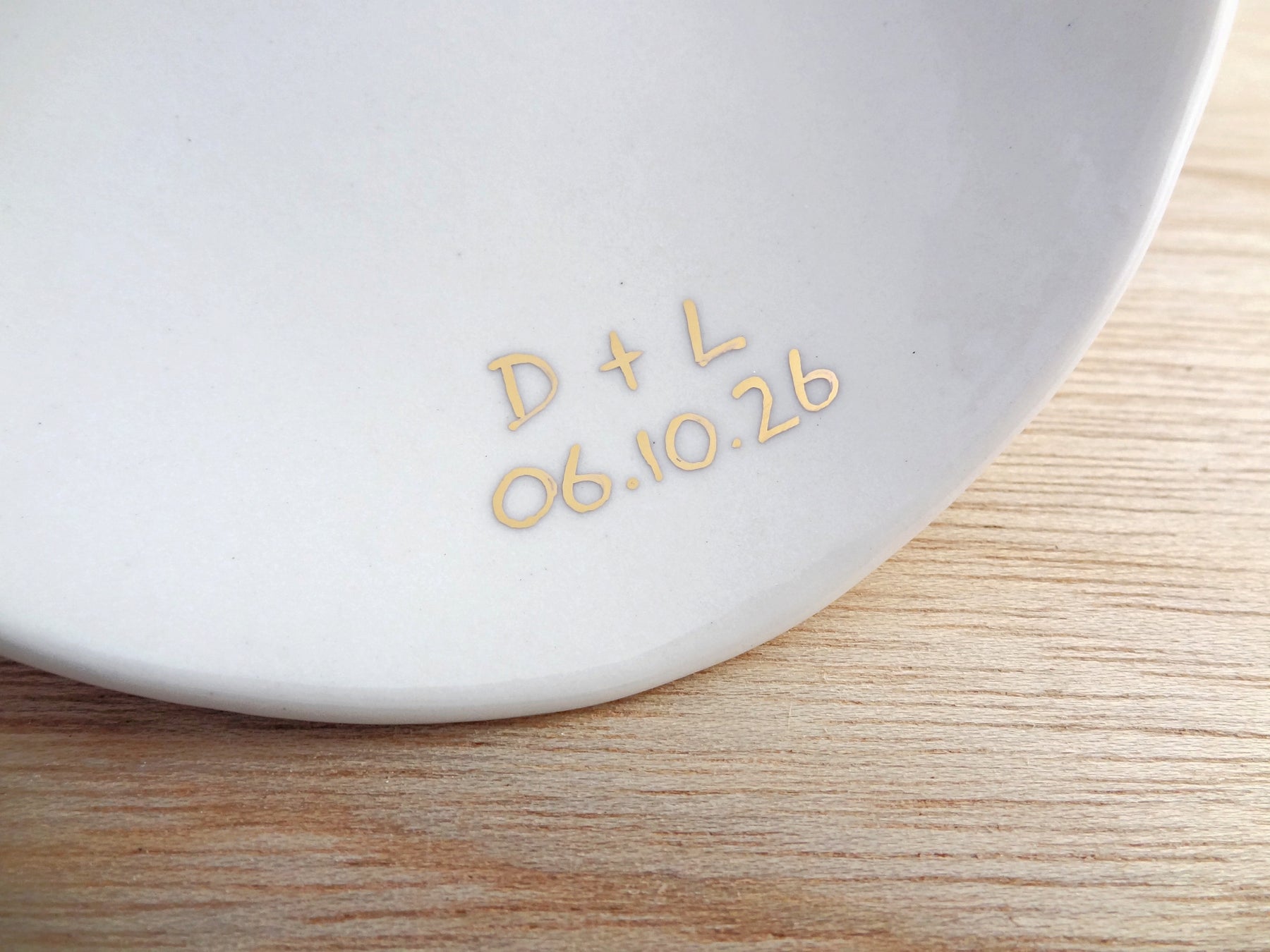 Personalised ring dish with custom initials. Ring holder, Custom Wedding Gift