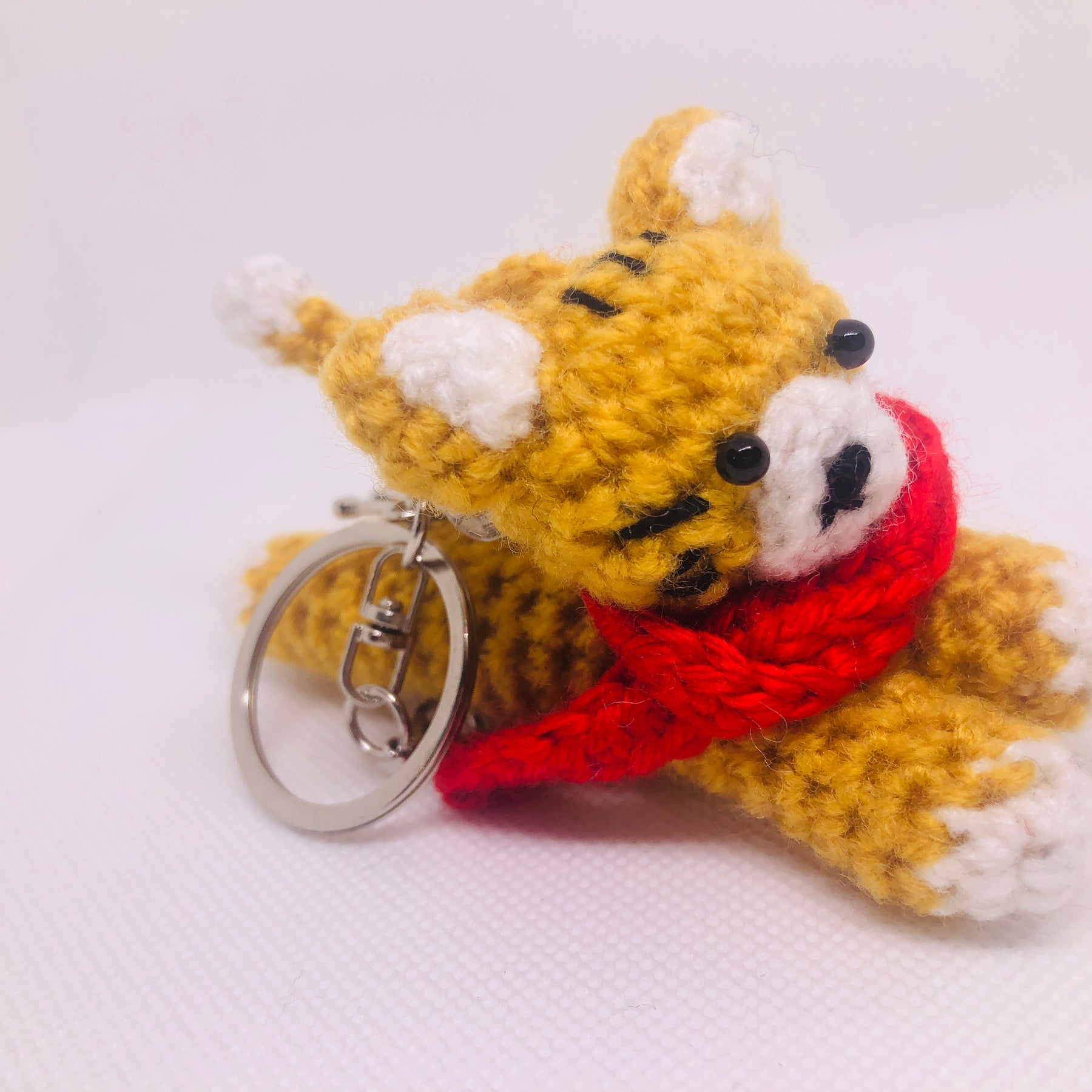 Crochet Cat Keychain | Handmade Amigurumi Cat, Bag Charm