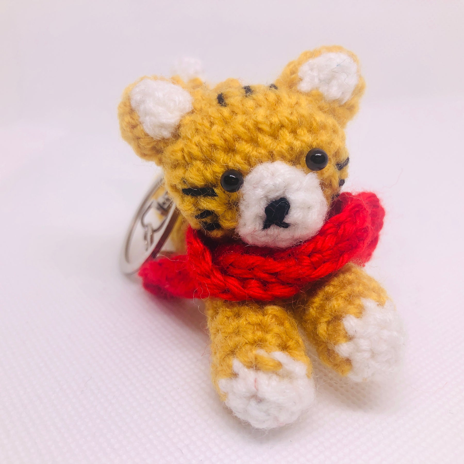 Crochet Cat Keychain | Handmade Amigurumi Cat, Bag Charm