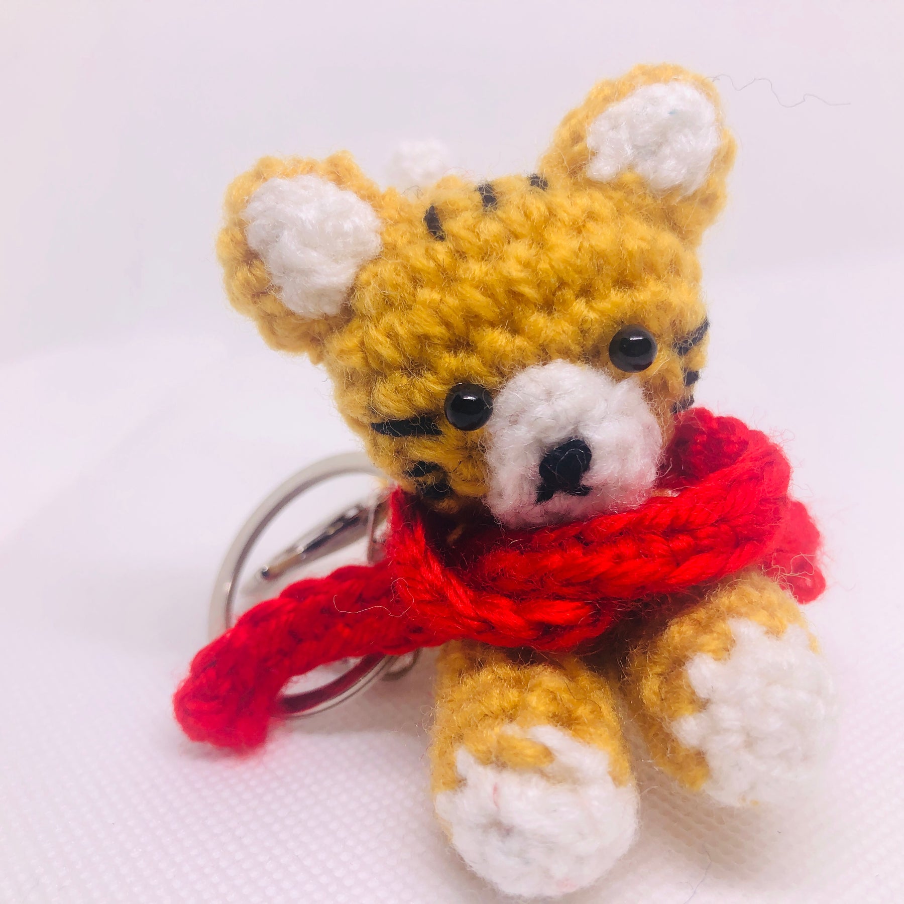 Crochet Cat Keychain | Handmade Amigurumi Cat, Bag Charm