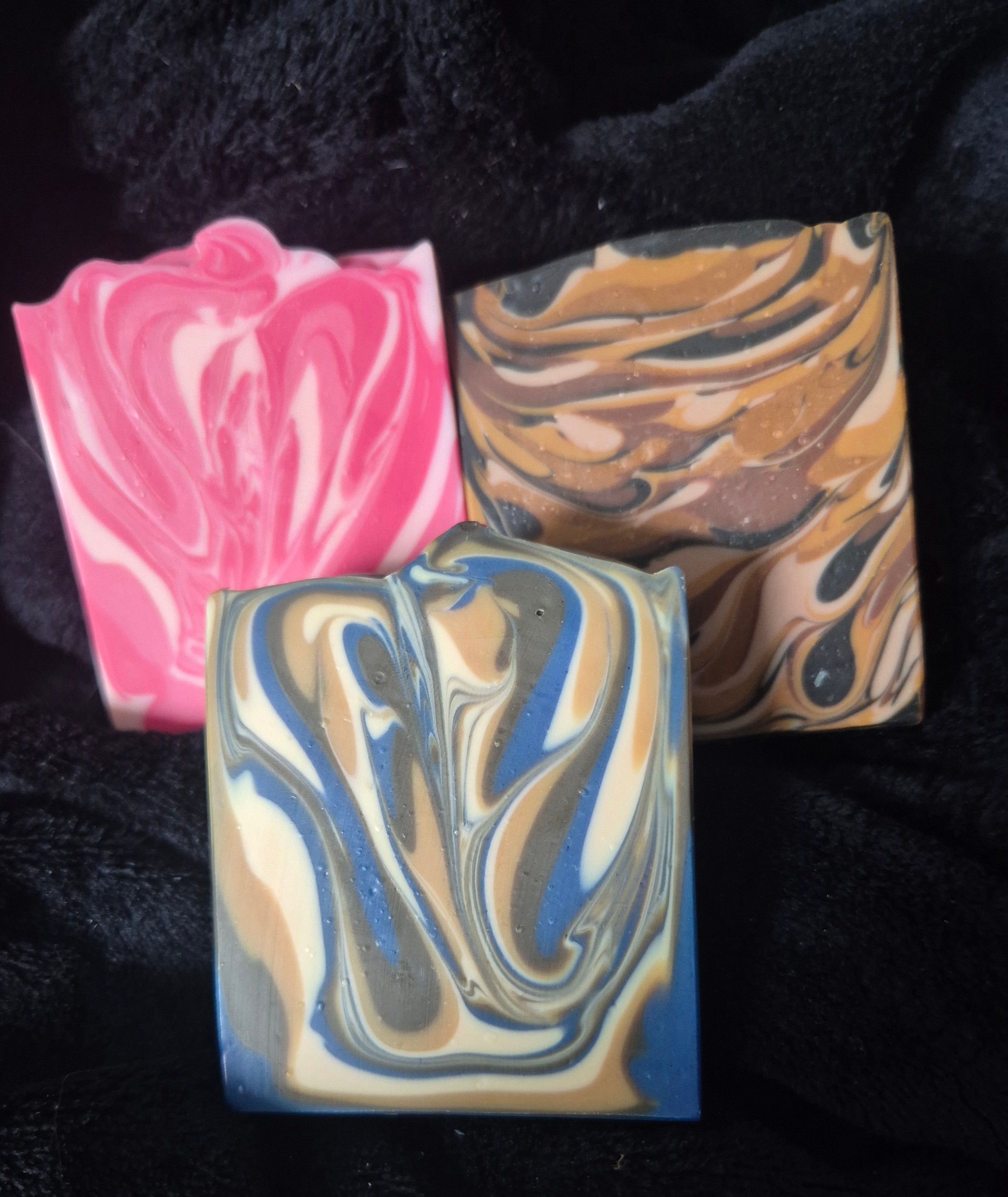Handmade All Natural Soap - 3Pk Large Artisan Goats Milk Soap Bars