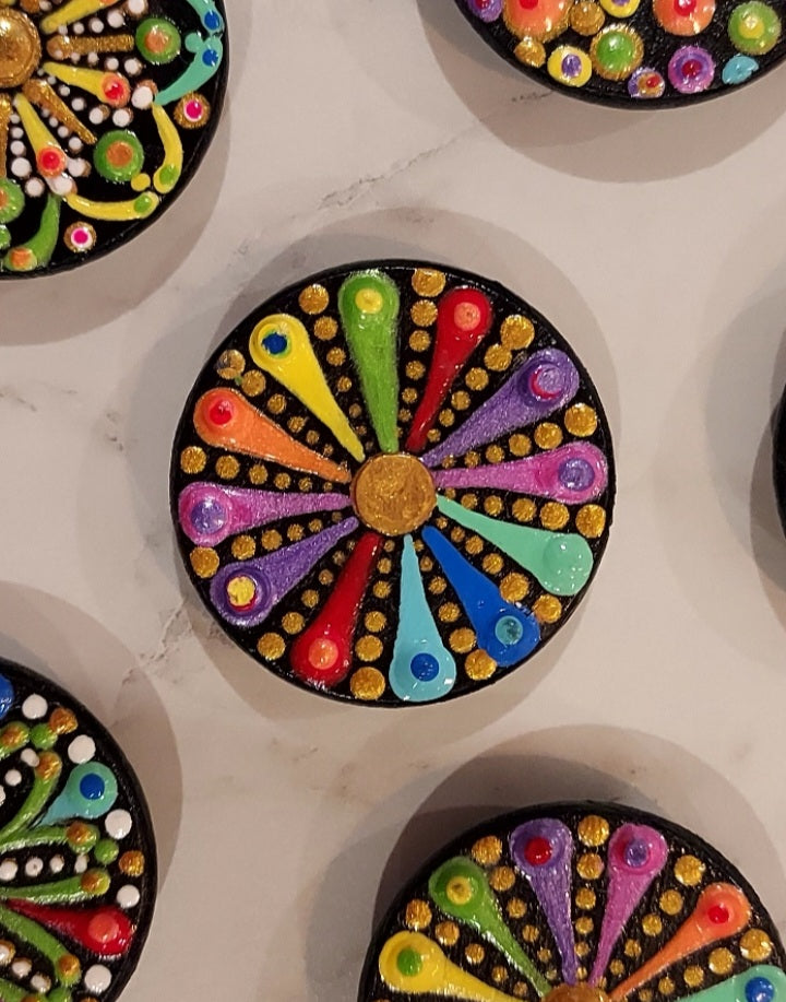 "For The Love of Dots" Fridge Magnets