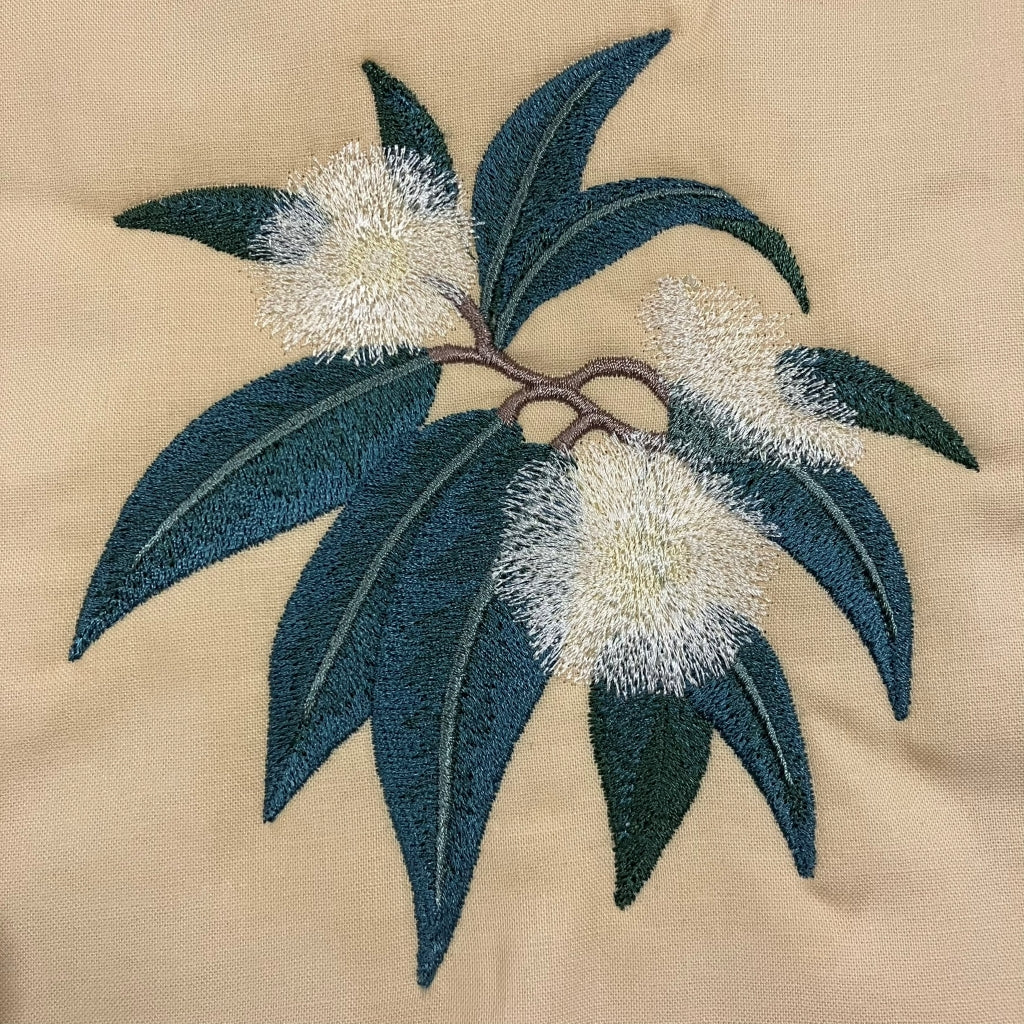 handmade Australian native quilted - flowering gum